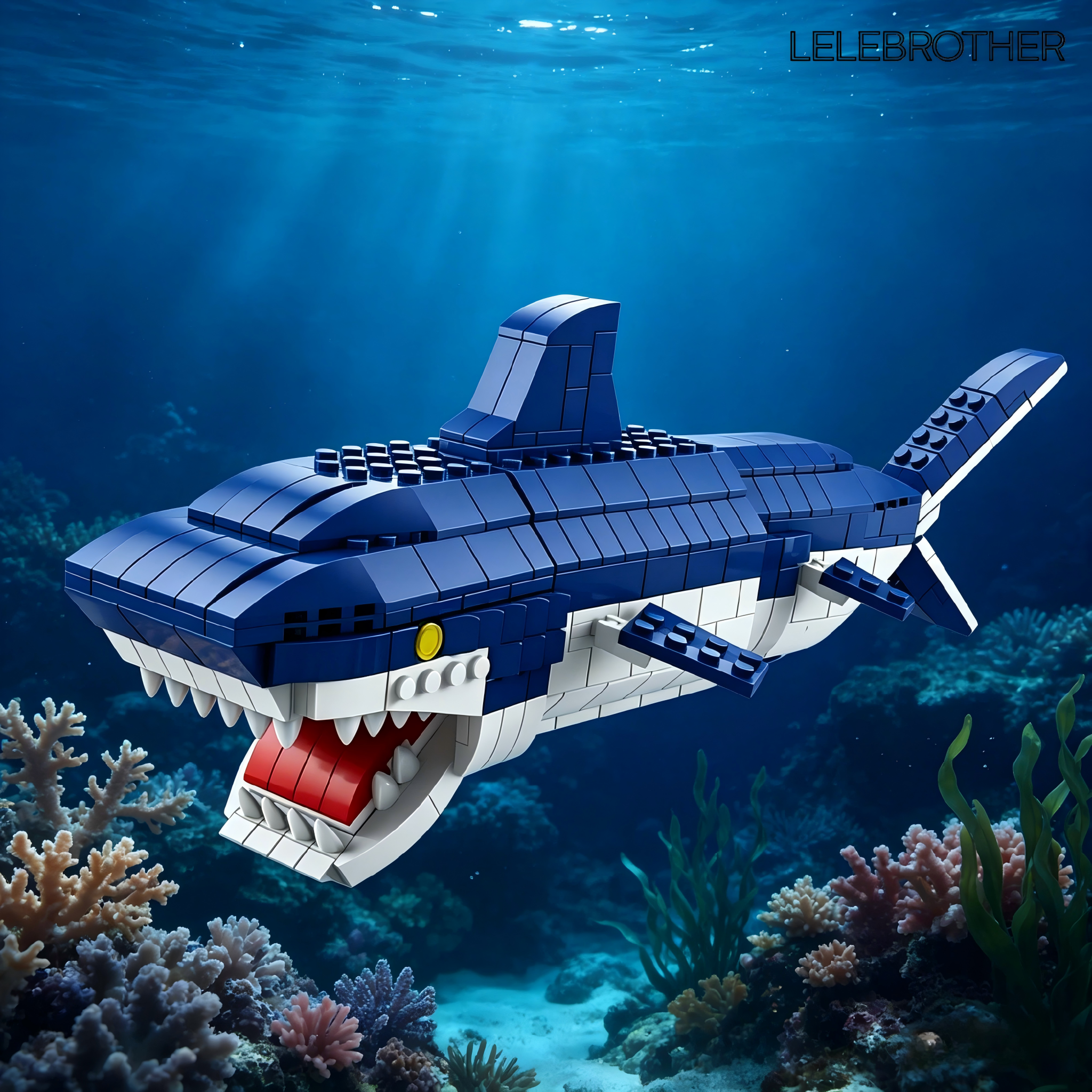 J🦈WS 50th Anniversary Shark – Collector Brick Edition - brick-bond