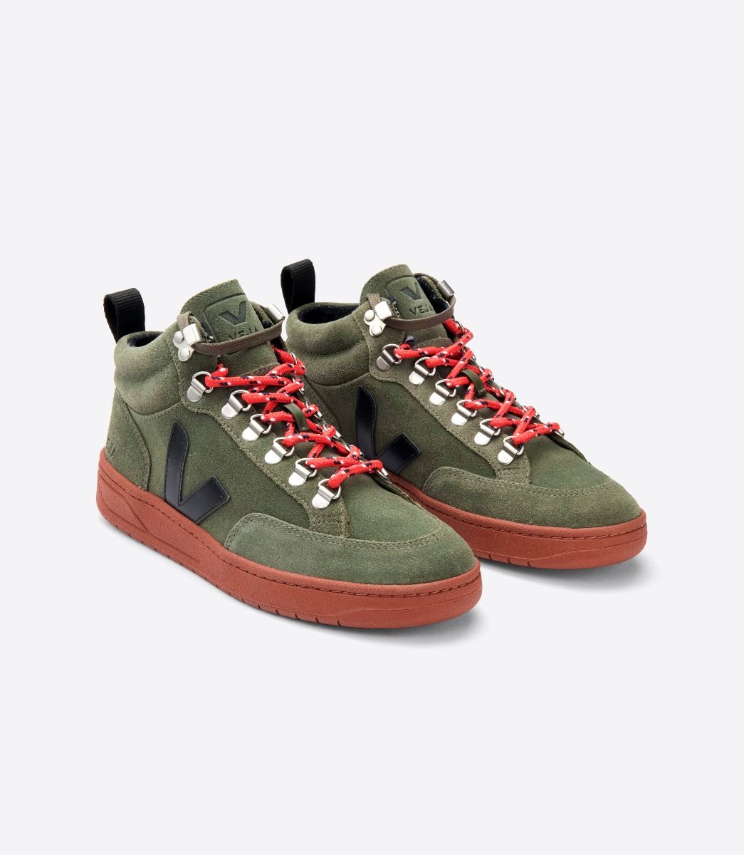RORAIMA SUEDE OLIVE BLACK RUST SOLE