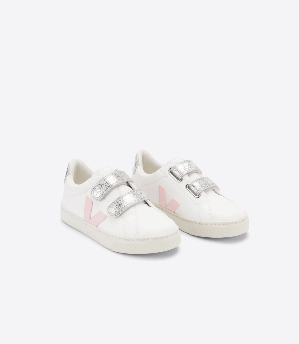 ESPLAR LEATHER WHITE PETALE SILVER