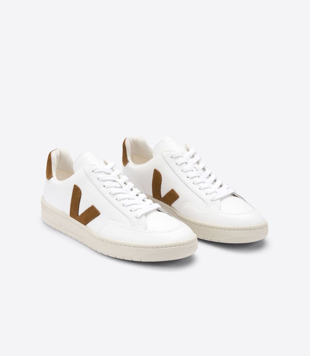 V-12 LEATHER WHITE CAMEL