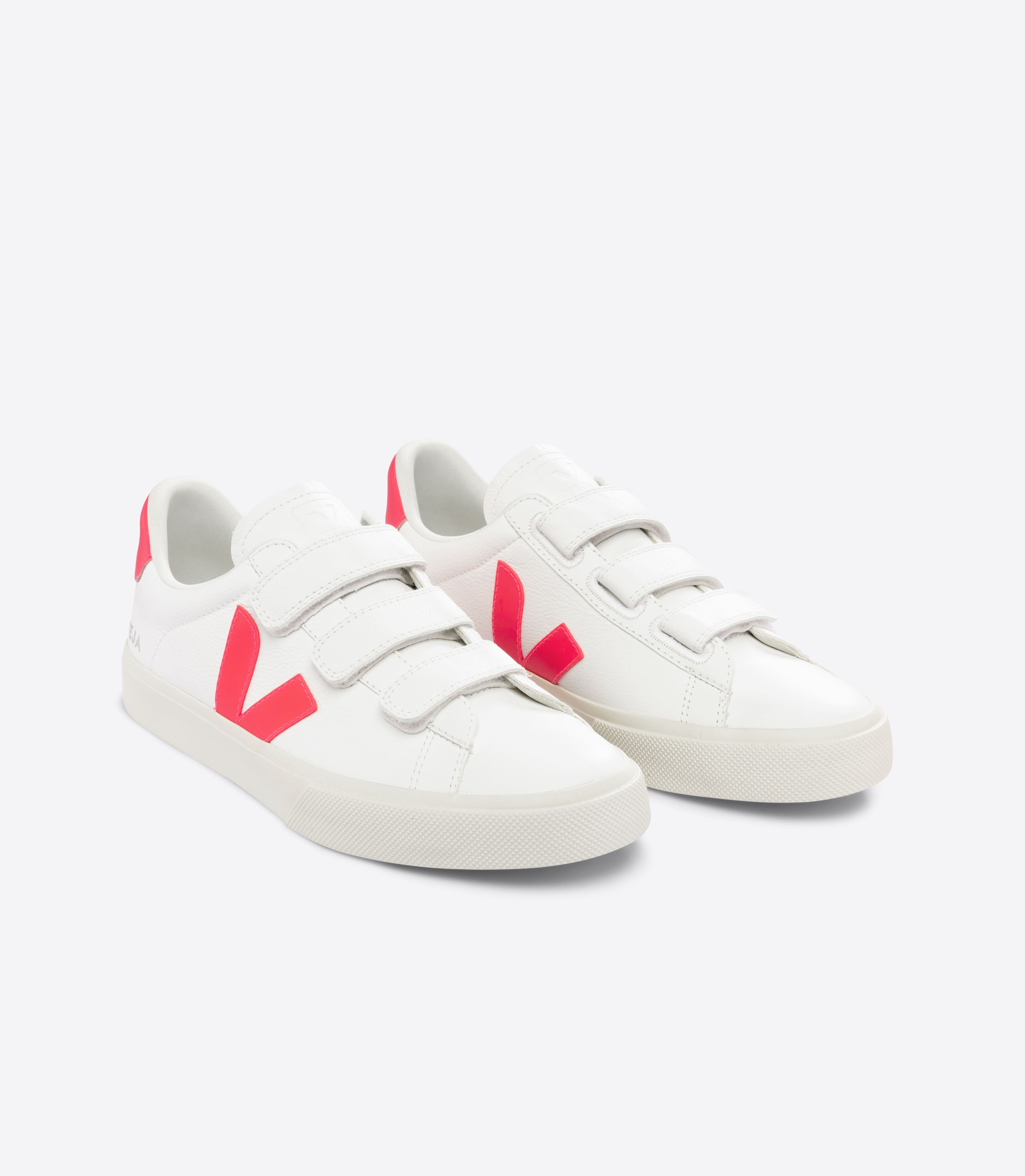 RECIFE LEATHER WHITE ROSE FLUO