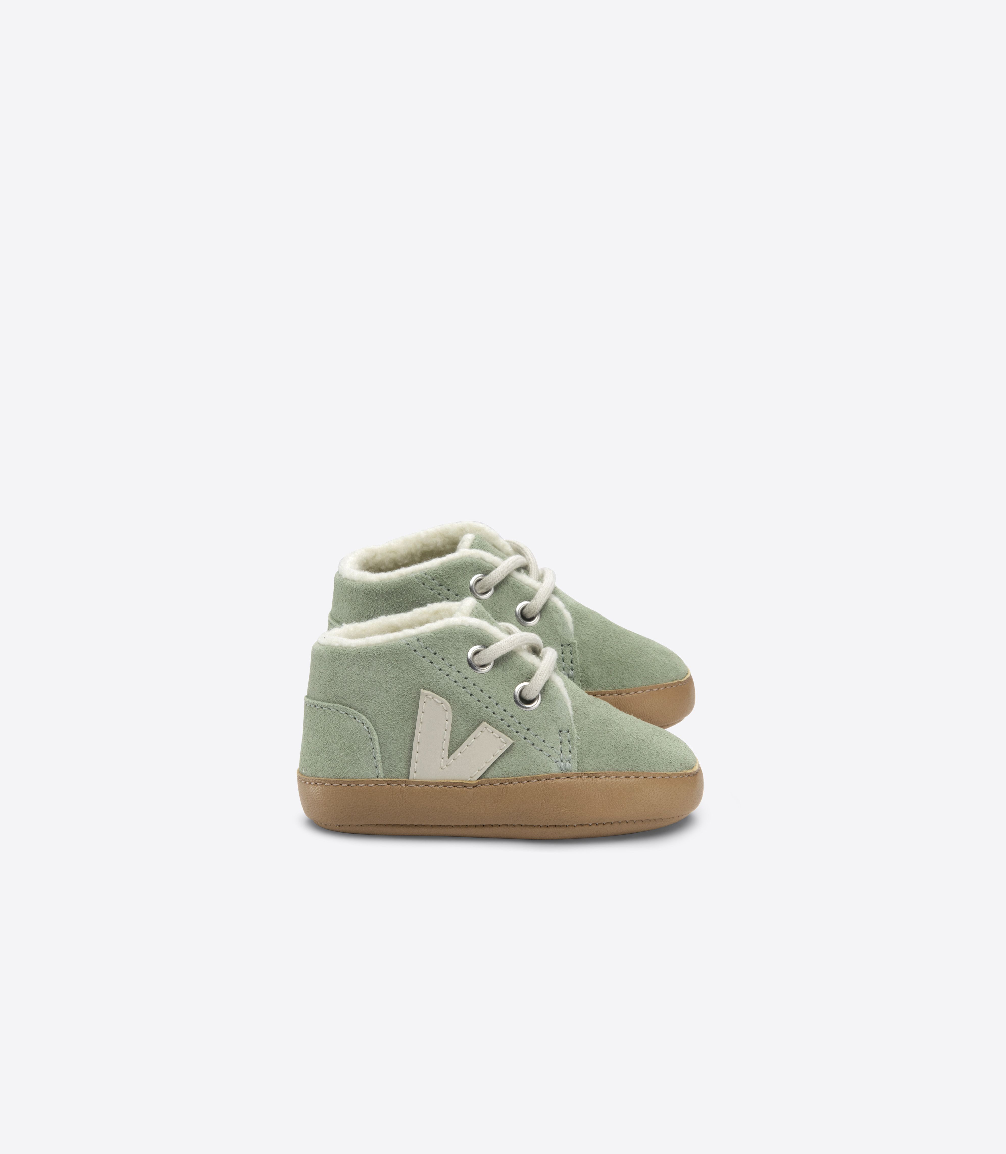 BABY FURED SUEDE CLAY PIERRE