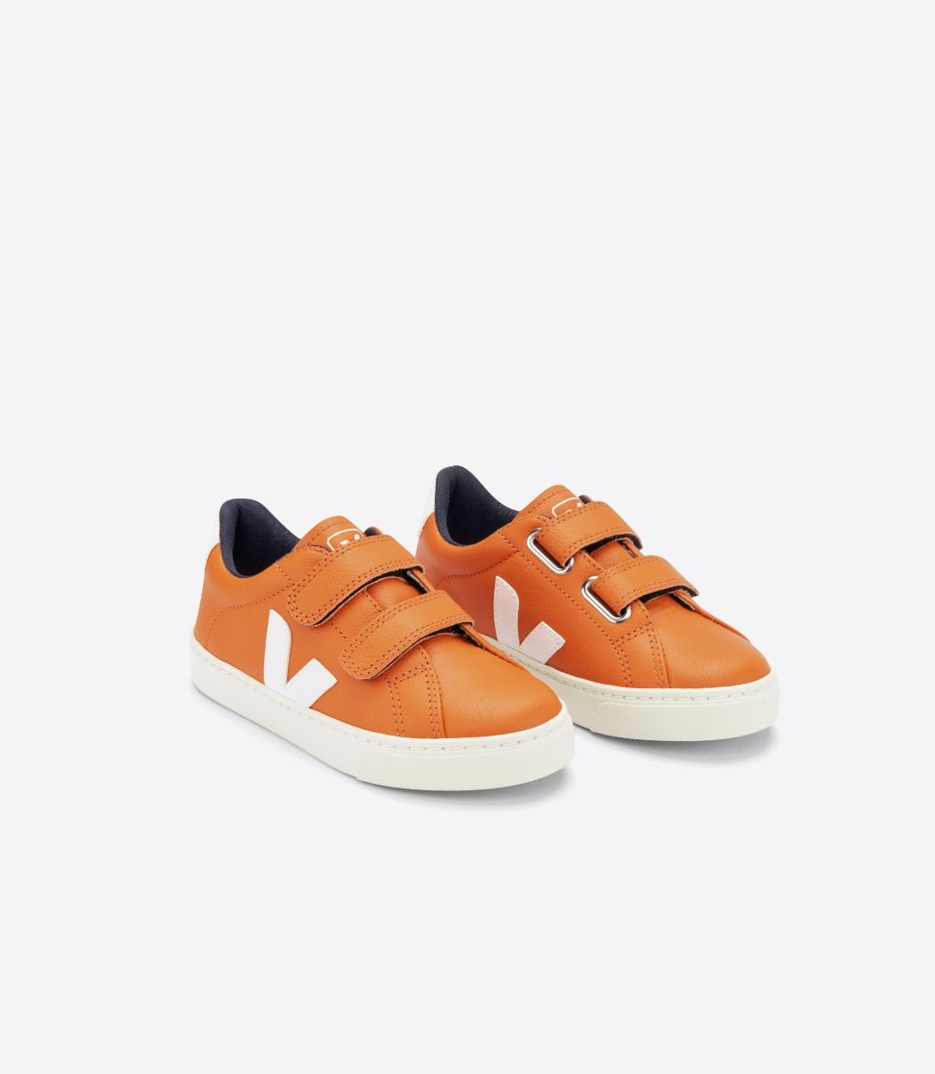 ESPLAR LEATHER PUMPKIN WHITE