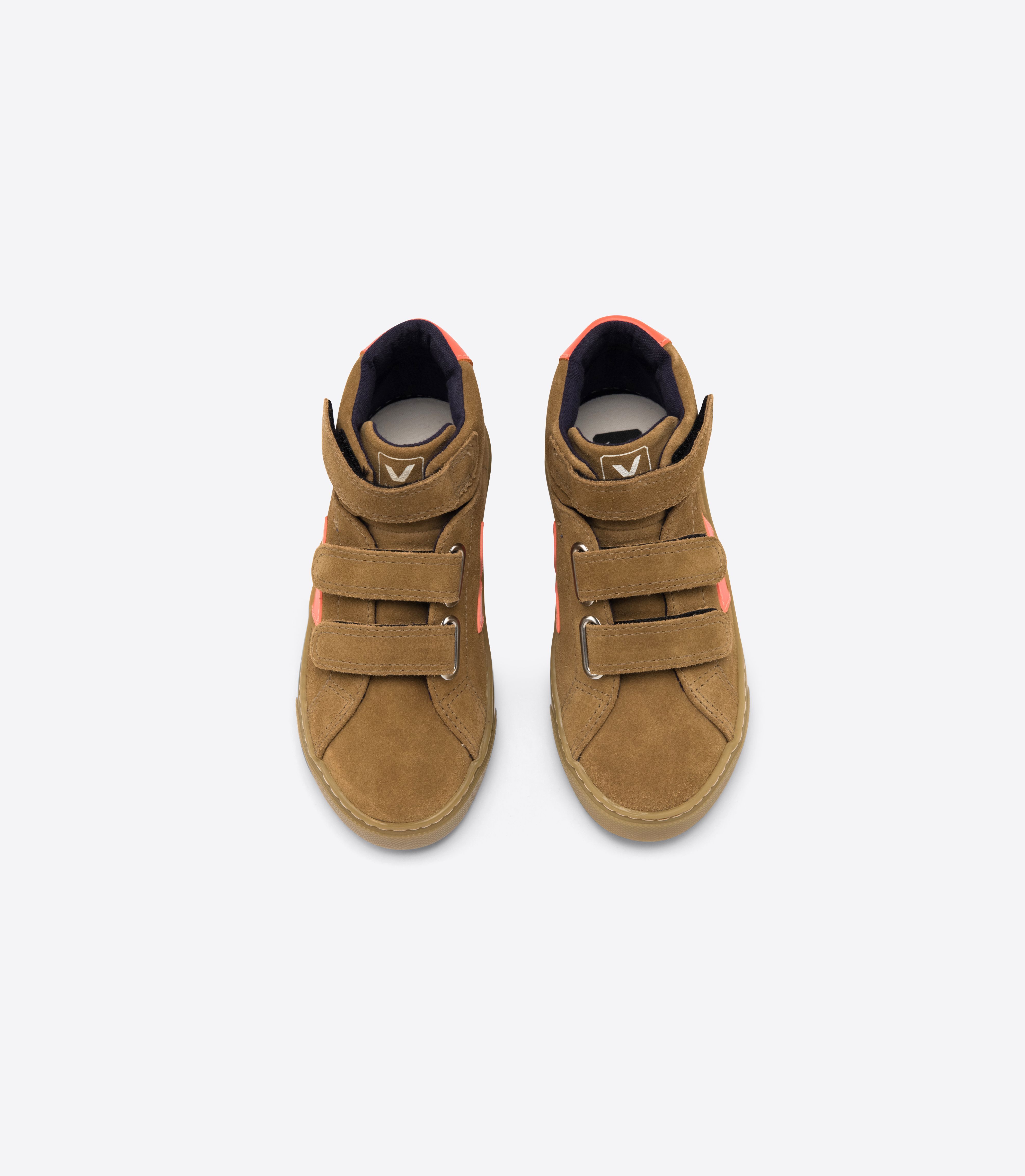 ESPLAR MID SUEDE TENT ORANGE FLUO NATURAL SOLE