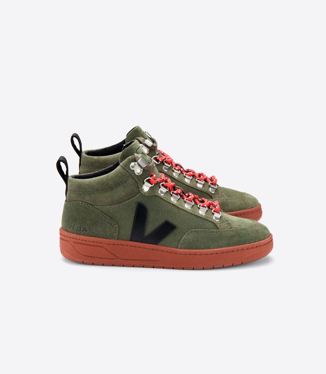 RORAIMA SUEDE OLIVE BLACK RUST SOLE