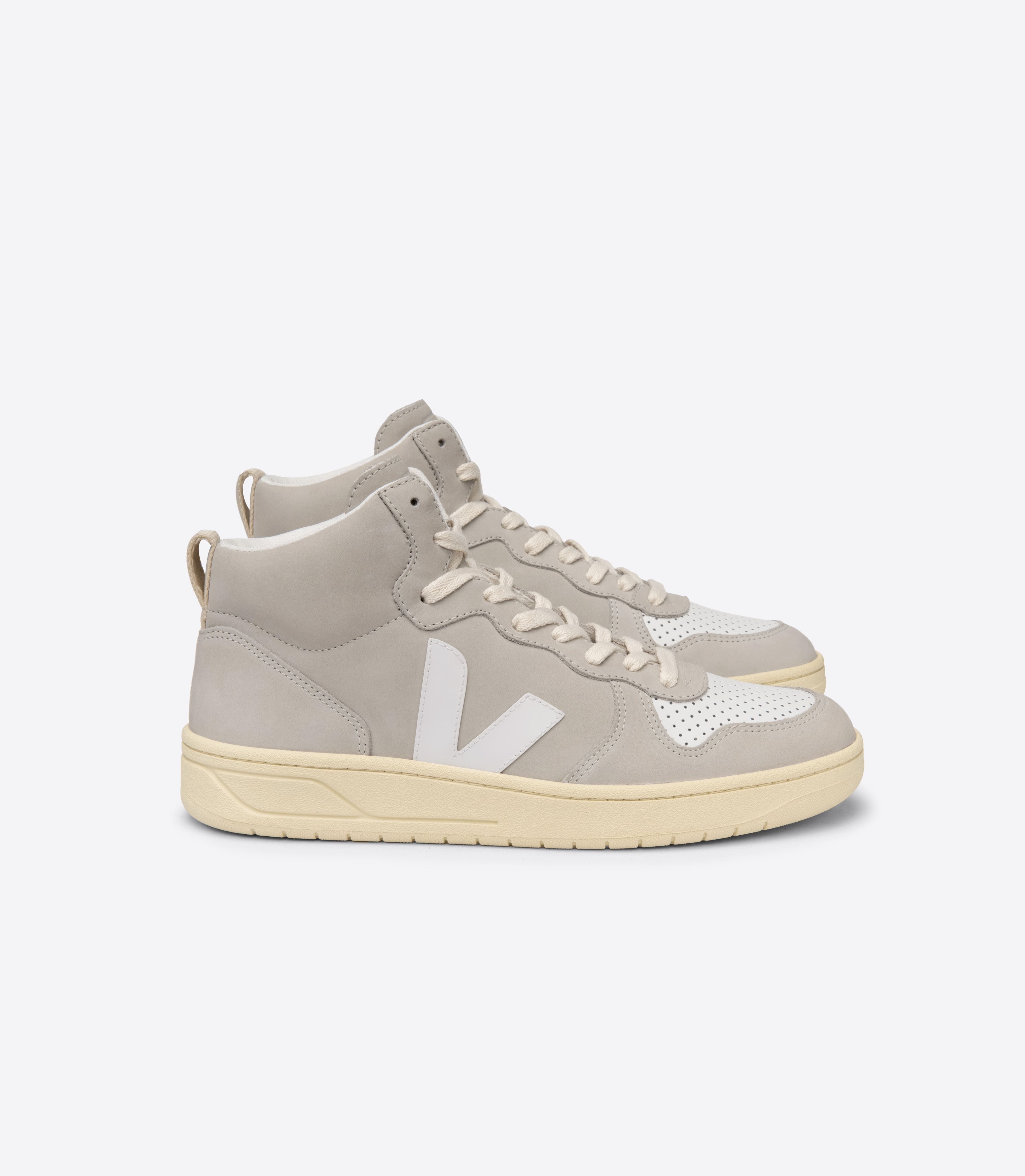 V-15 NUBUCK NATURAL WHITE