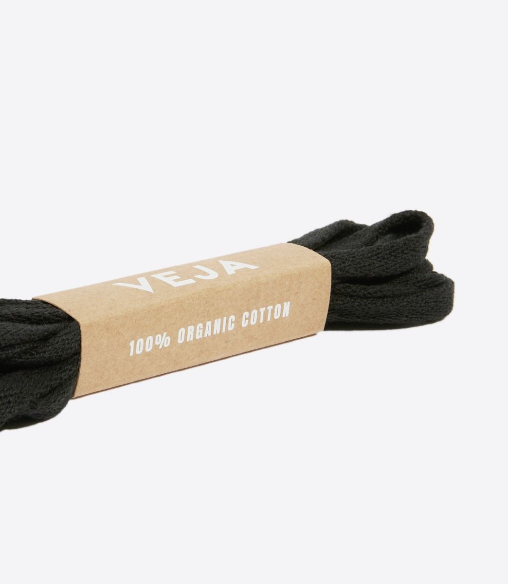 LACES ORGANIC COTTON BLACK