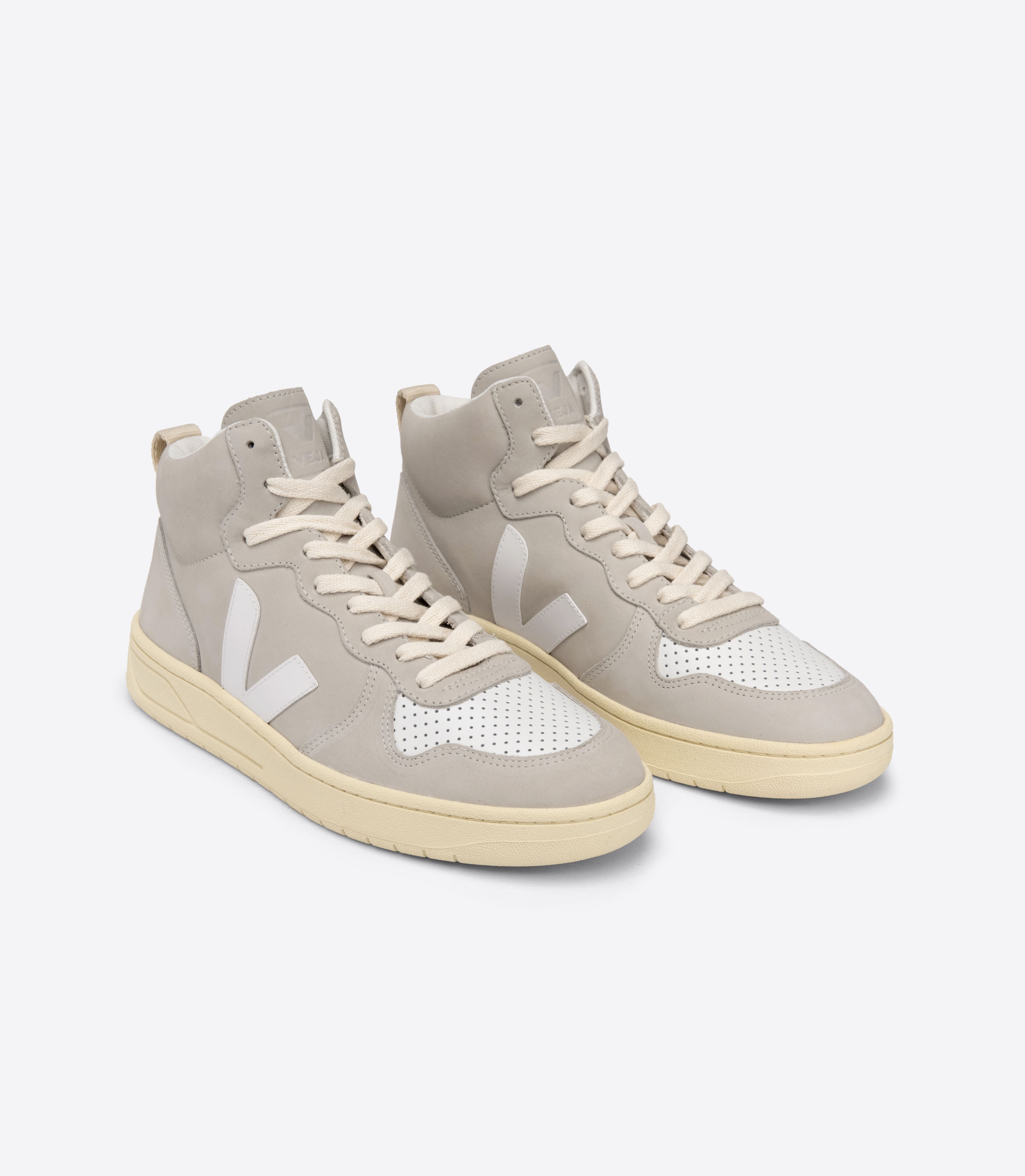 V-15 NUBUCK NATURAL WHITE