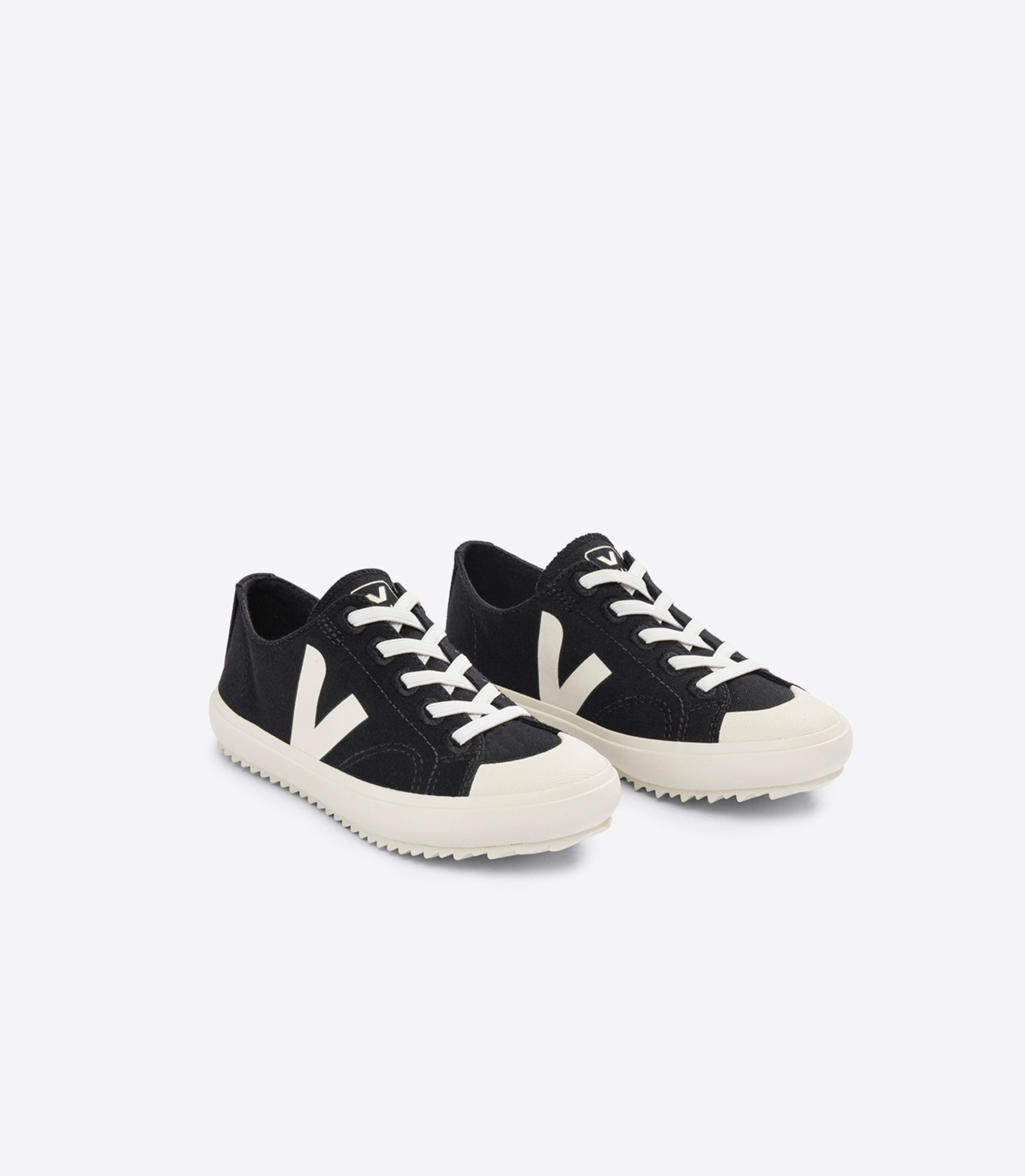 FLIP ELASTIC LACES CANVAS BLACK PIERRE