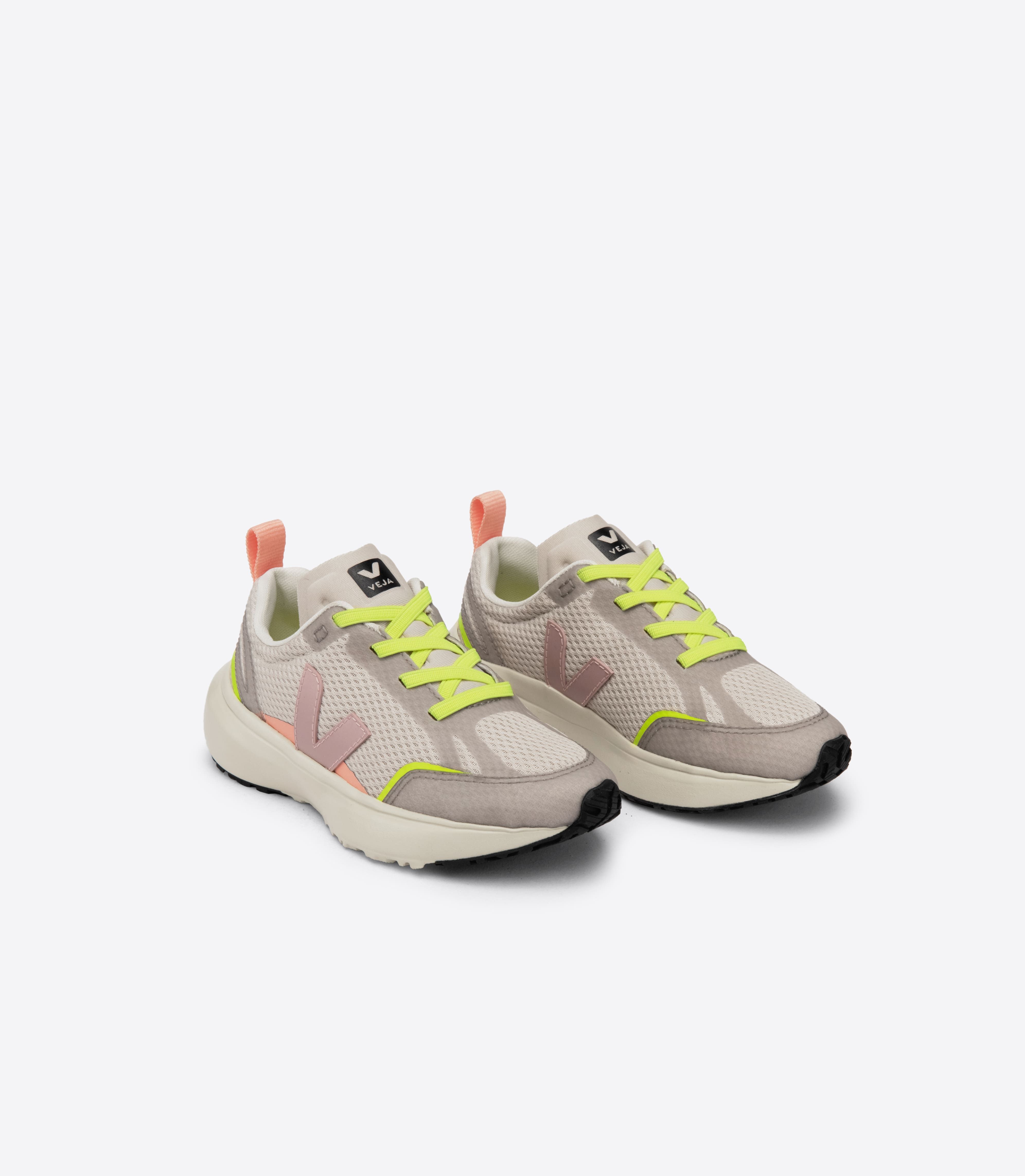 CANARY ELASTIC LACES ALVEOMESH NATURAL BABE