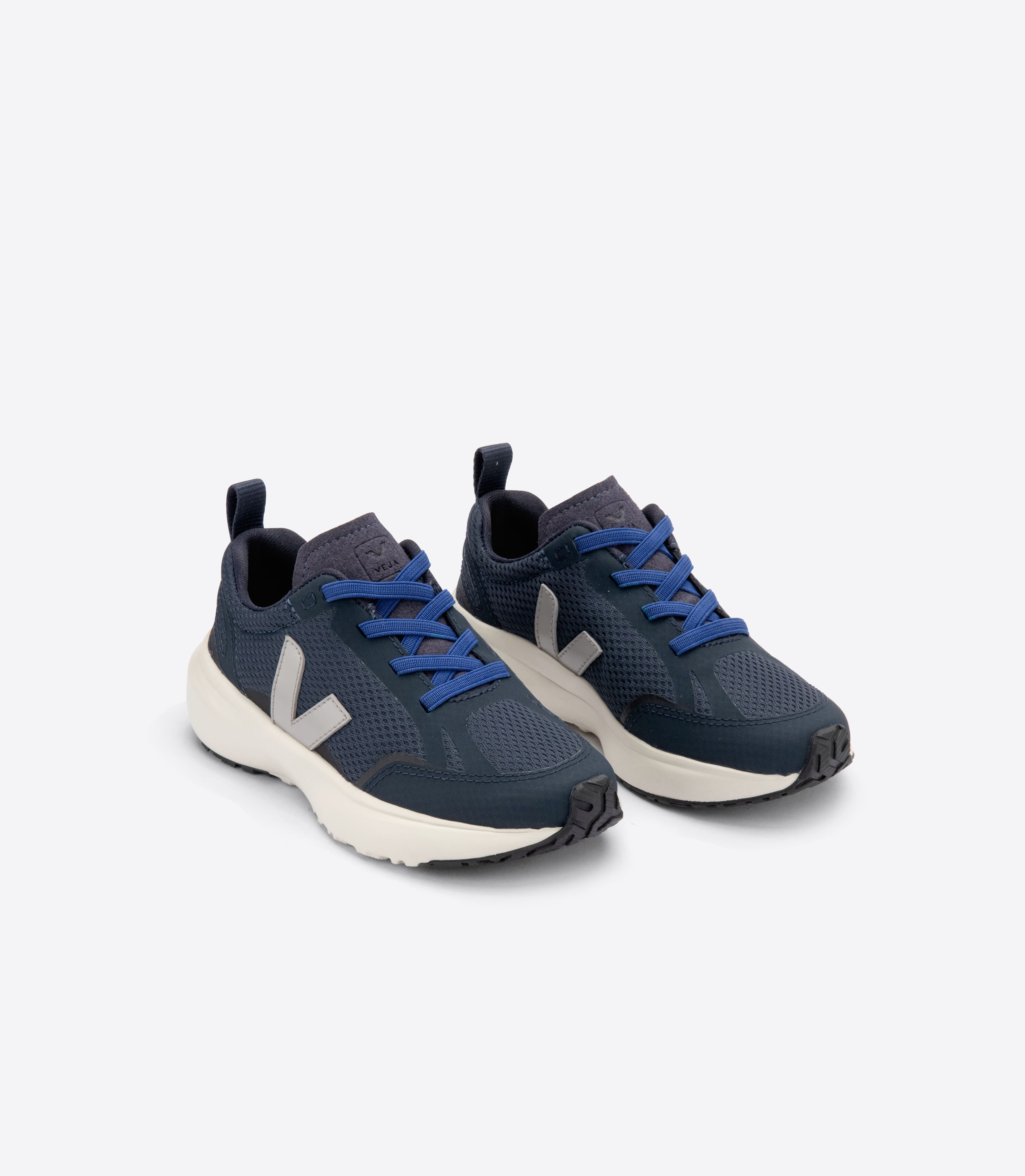 CANARY ELASTIC LACES ALVEOMESH NAUTICO OXFORD GREY