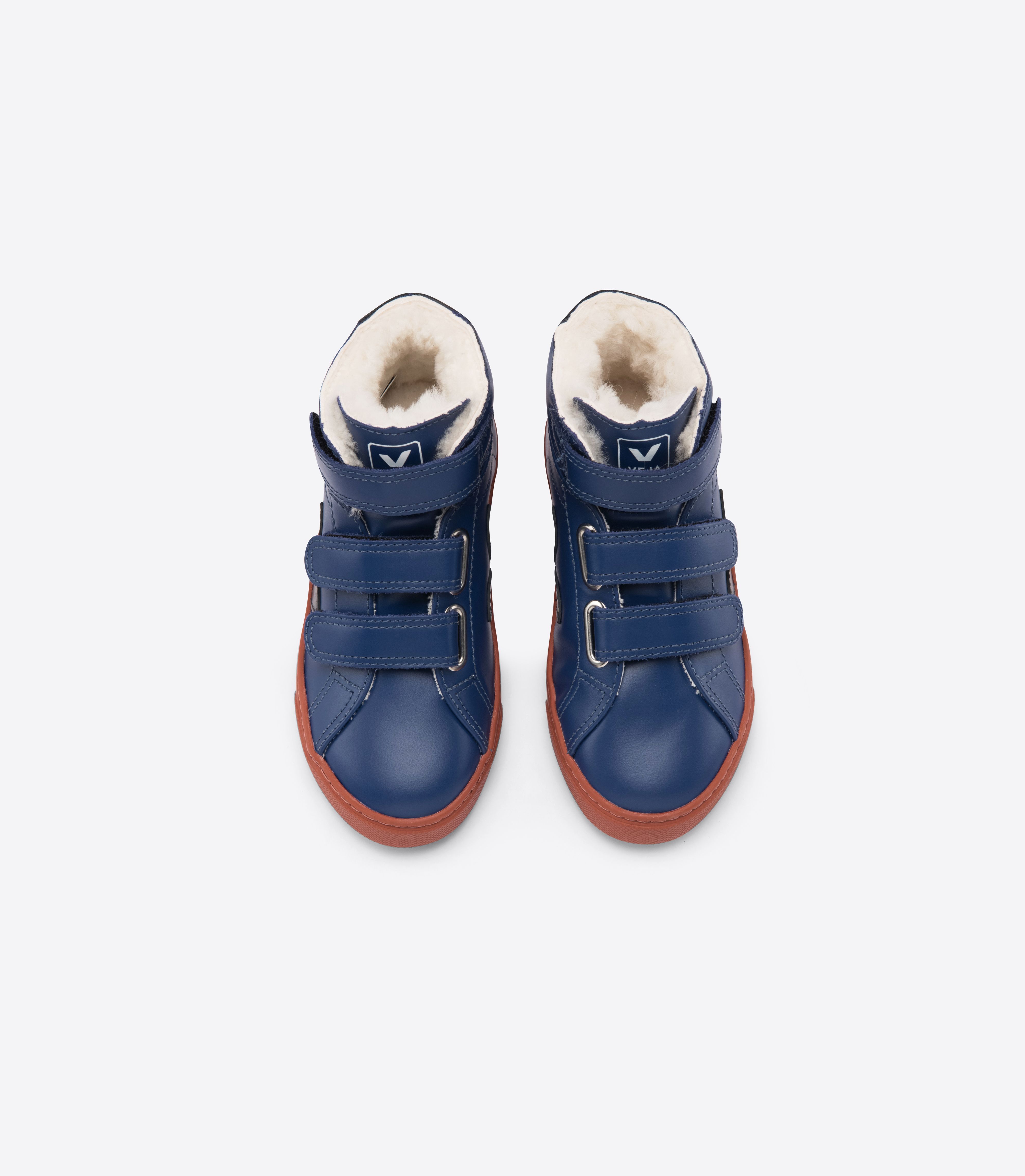 ESPLAR MID FURED LEATHER COBALT RUST
