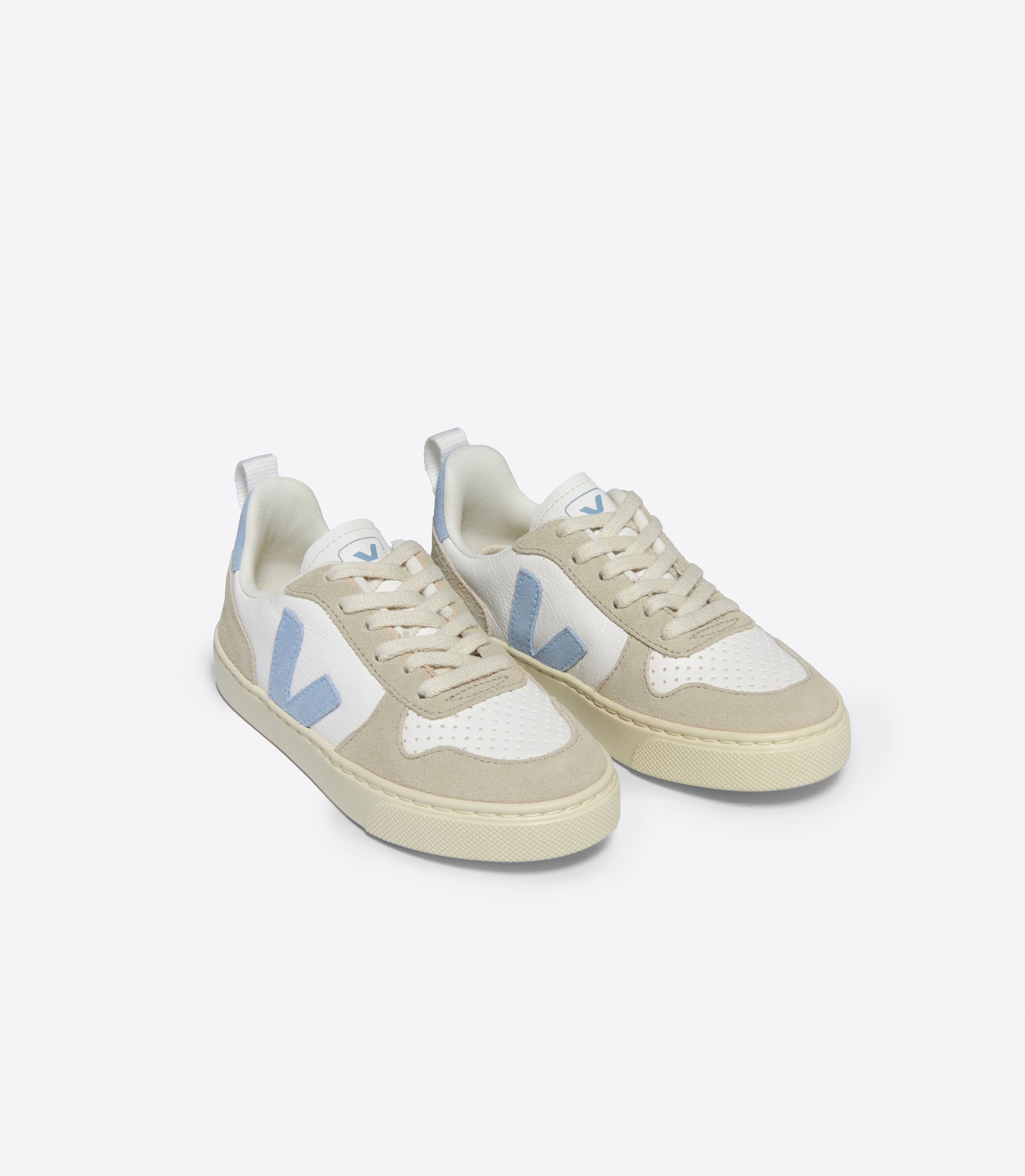 V-10 LACES WHITE STEEL ALMOND