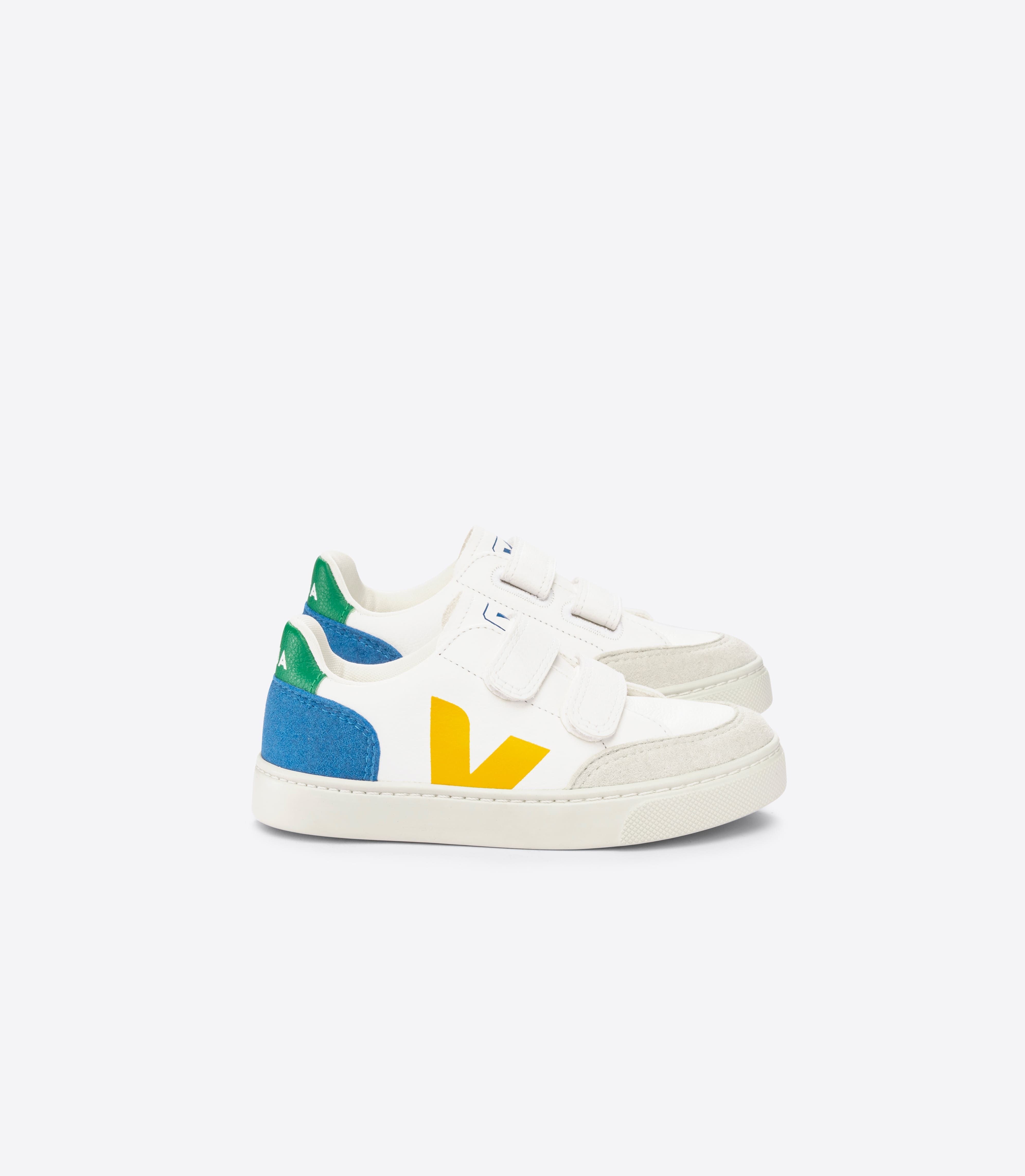 V-12 LEATHER WHITE MULTICO INDIGO