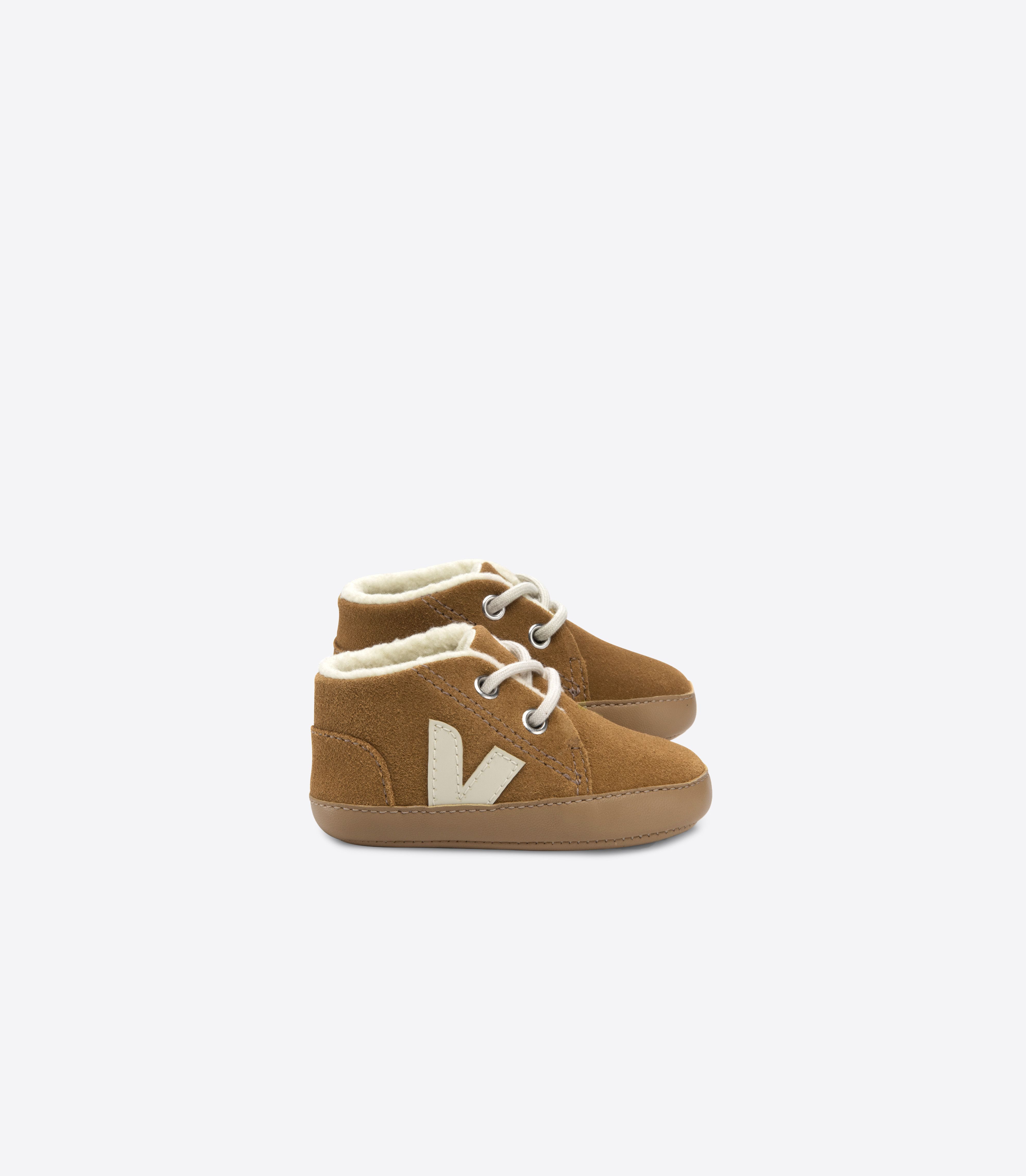 BABY FURED SUEDE CAMEL PIERRE