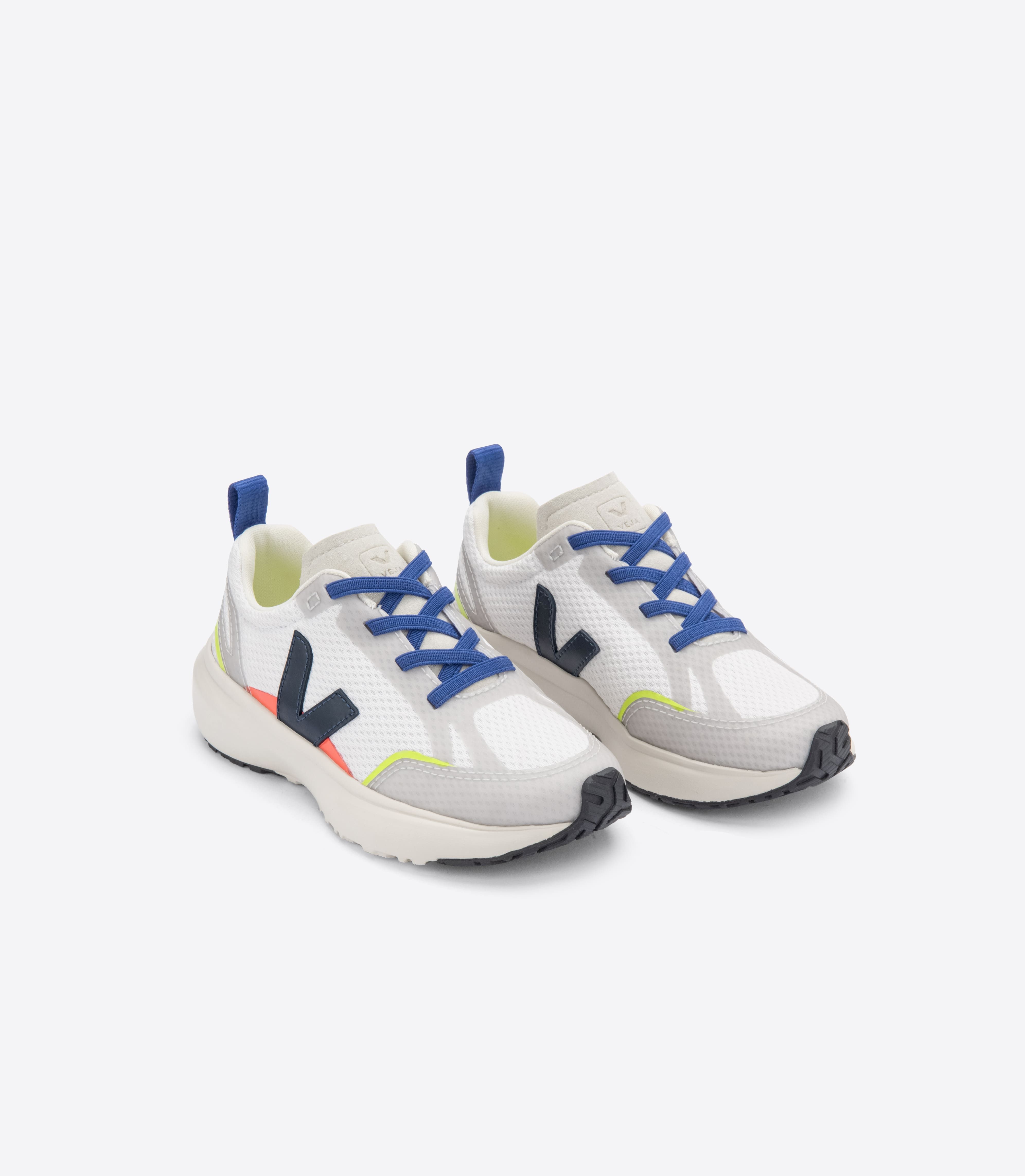 CANARY ELASTIC LACES ALVEOMESH WHITE NAUTICO