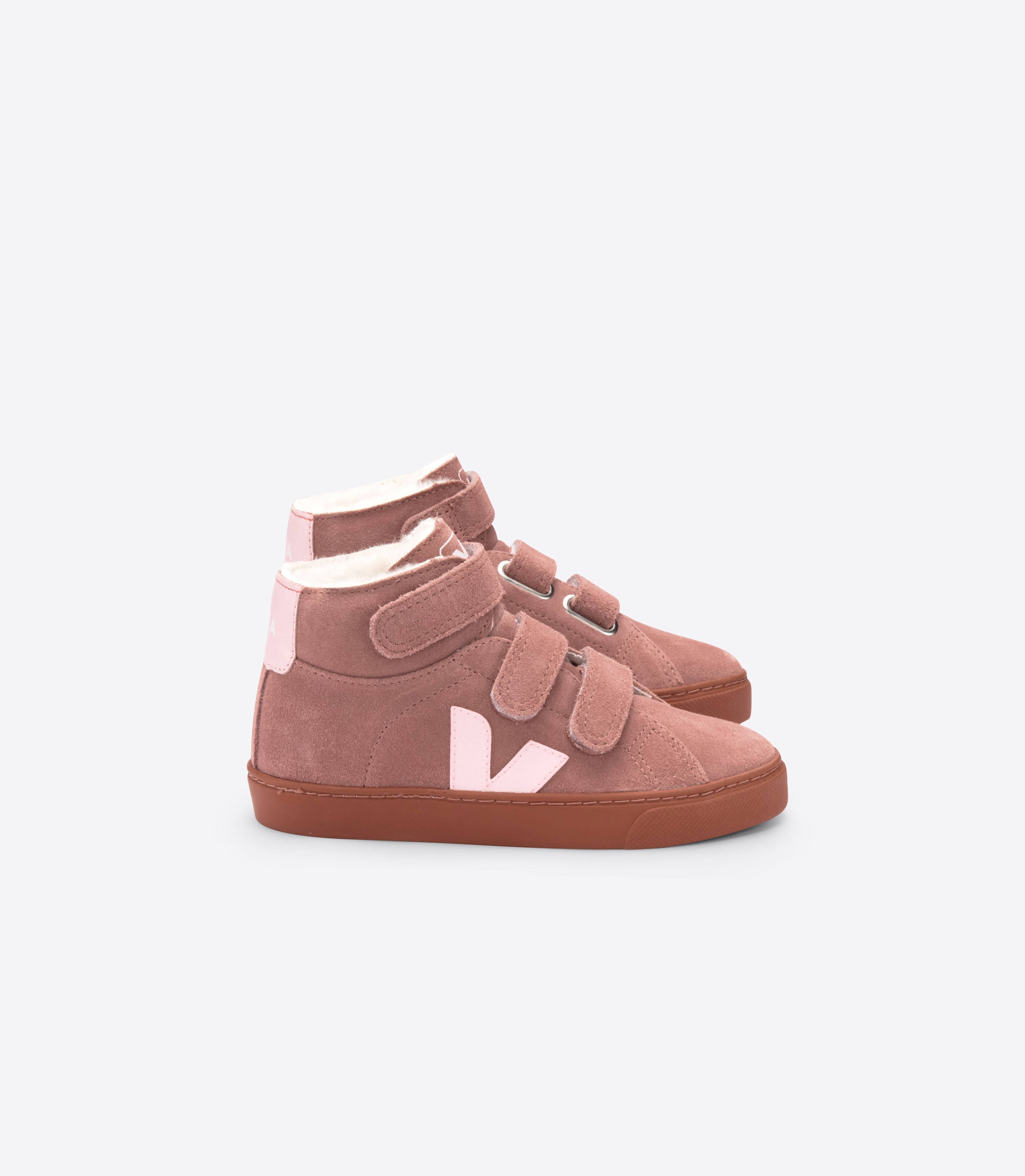 ESPLAR MID FURED SUEDE DRIED PETAL