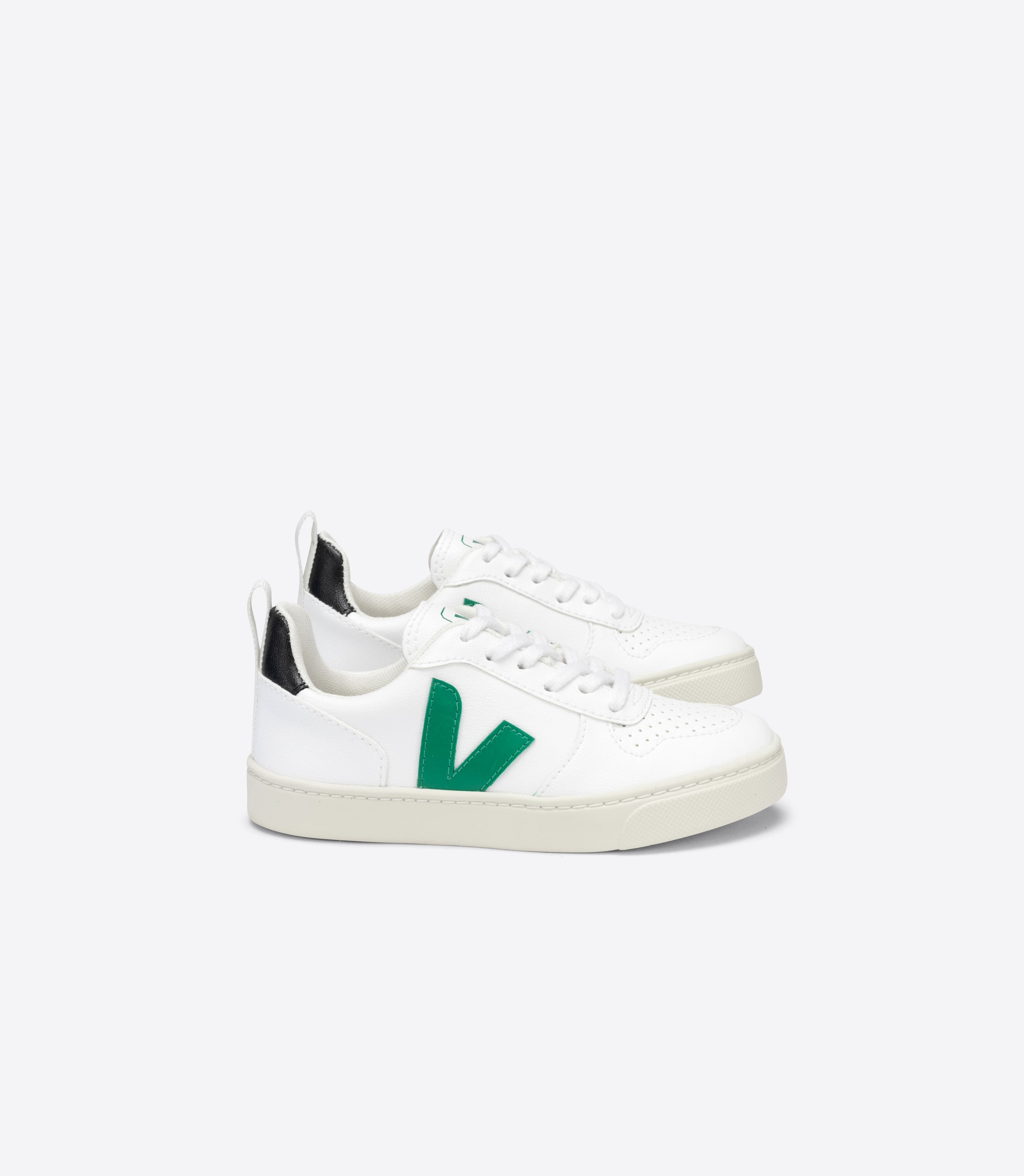 V-10 LACES CWL WHITE EMERAUDE BLACK