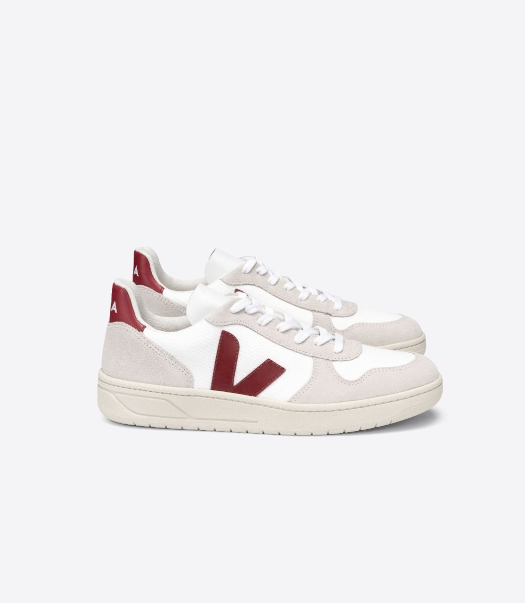V-10 B-MESH WHITE NATURAL MARSALA