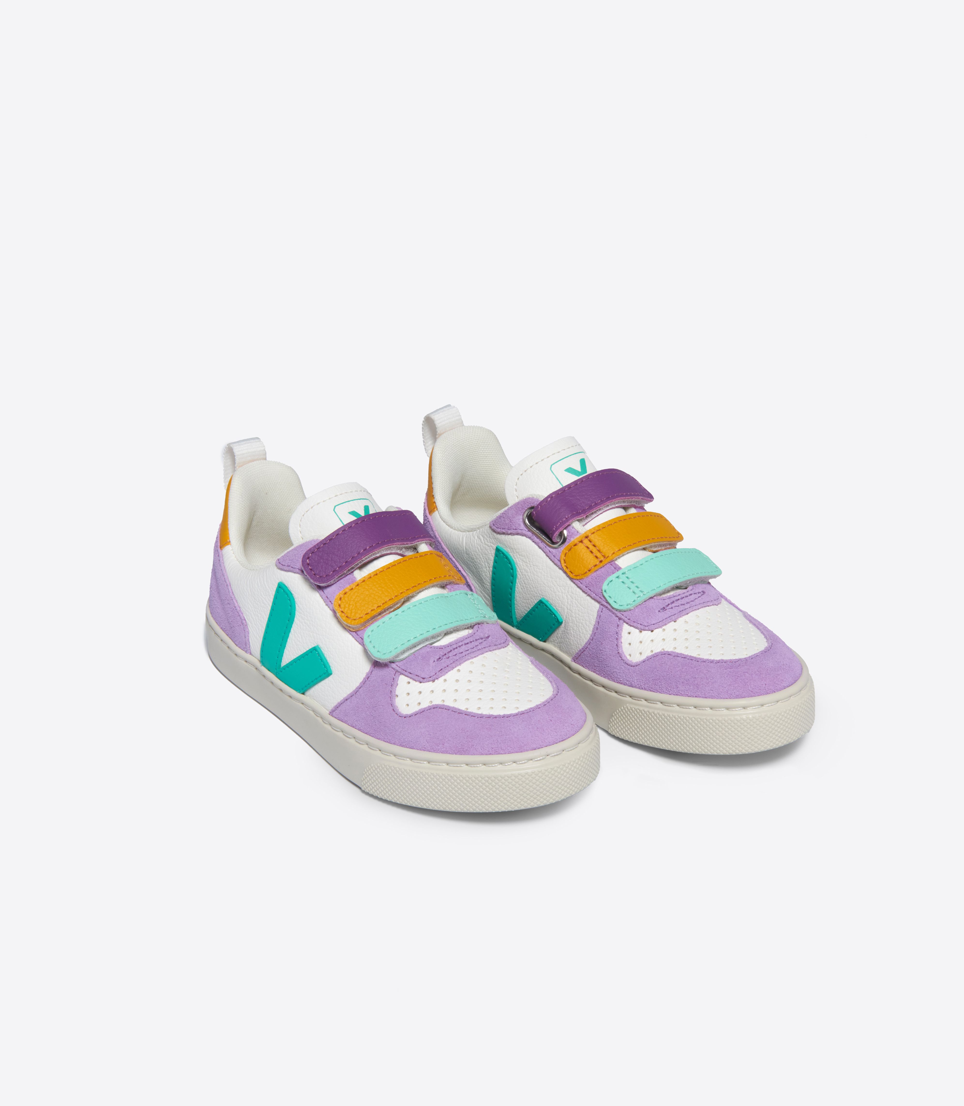 V-10 LEATHER WHITE MULTICO FRESHMINT