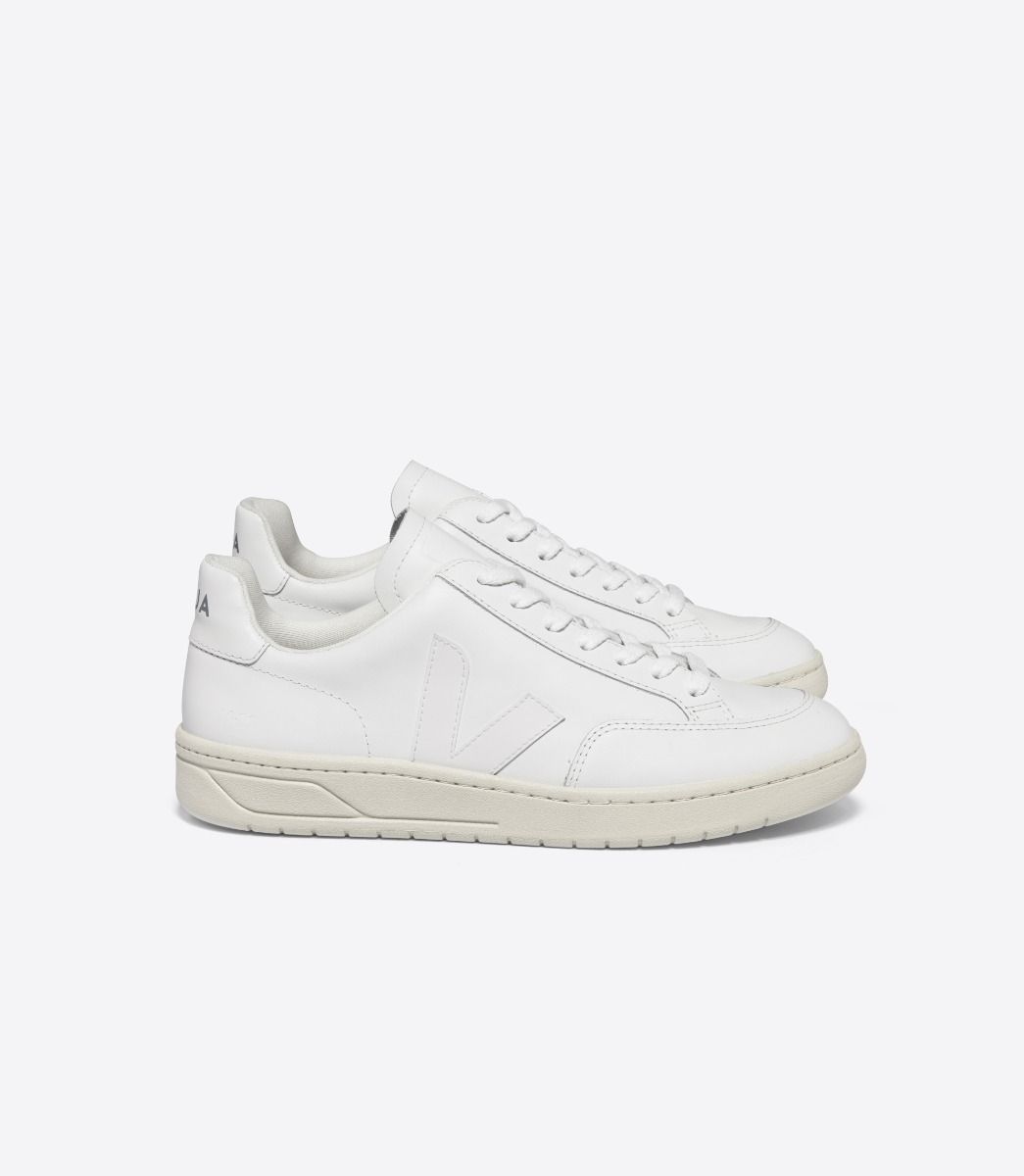 V-12 LEATHER WHITE