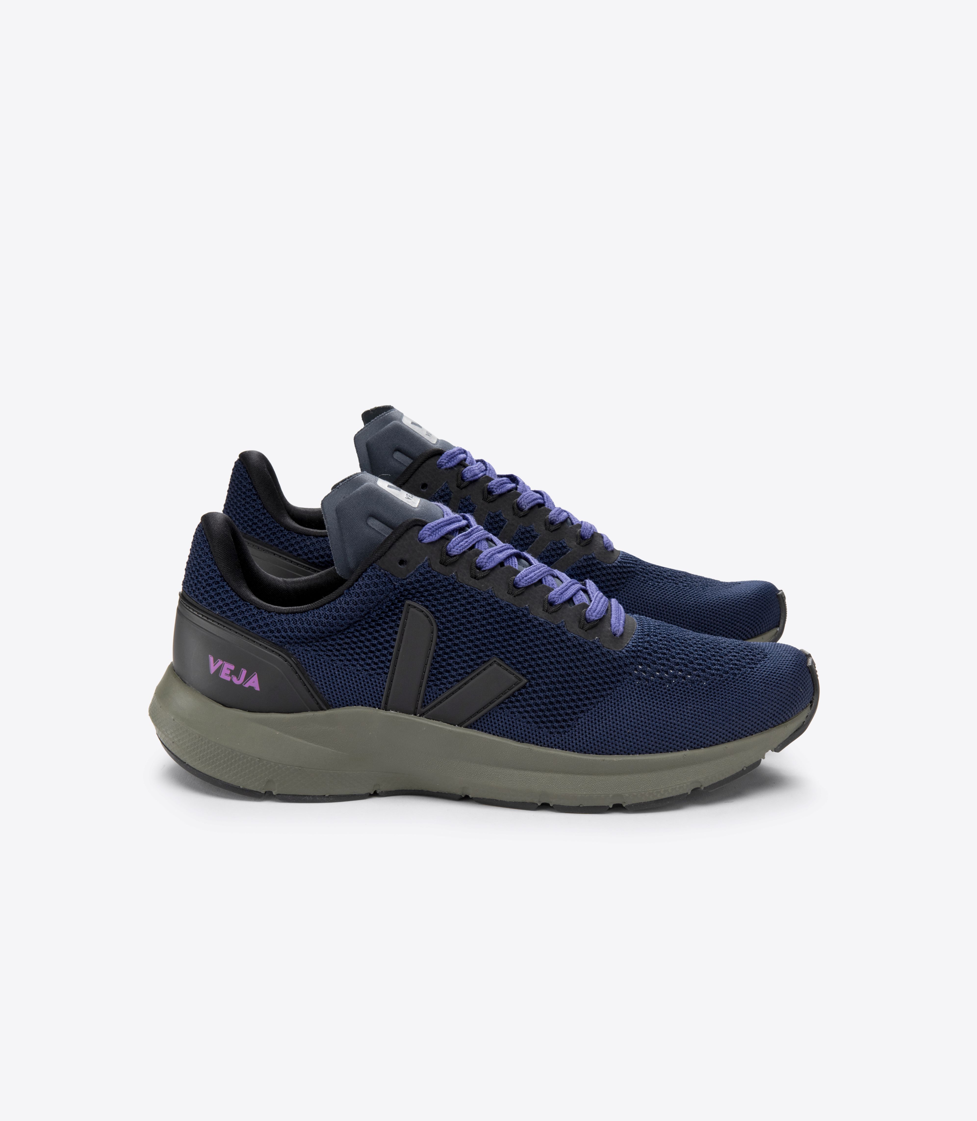 MARLIN V KNIT NIL BLACK KAKI SOLE