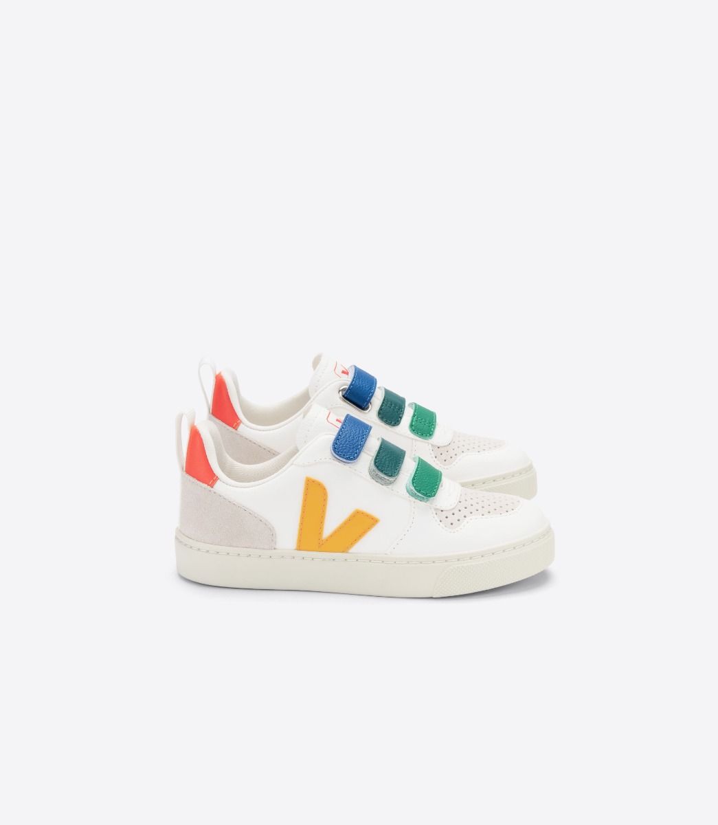 V-10 LEATHER MULTICO WHITE OURO