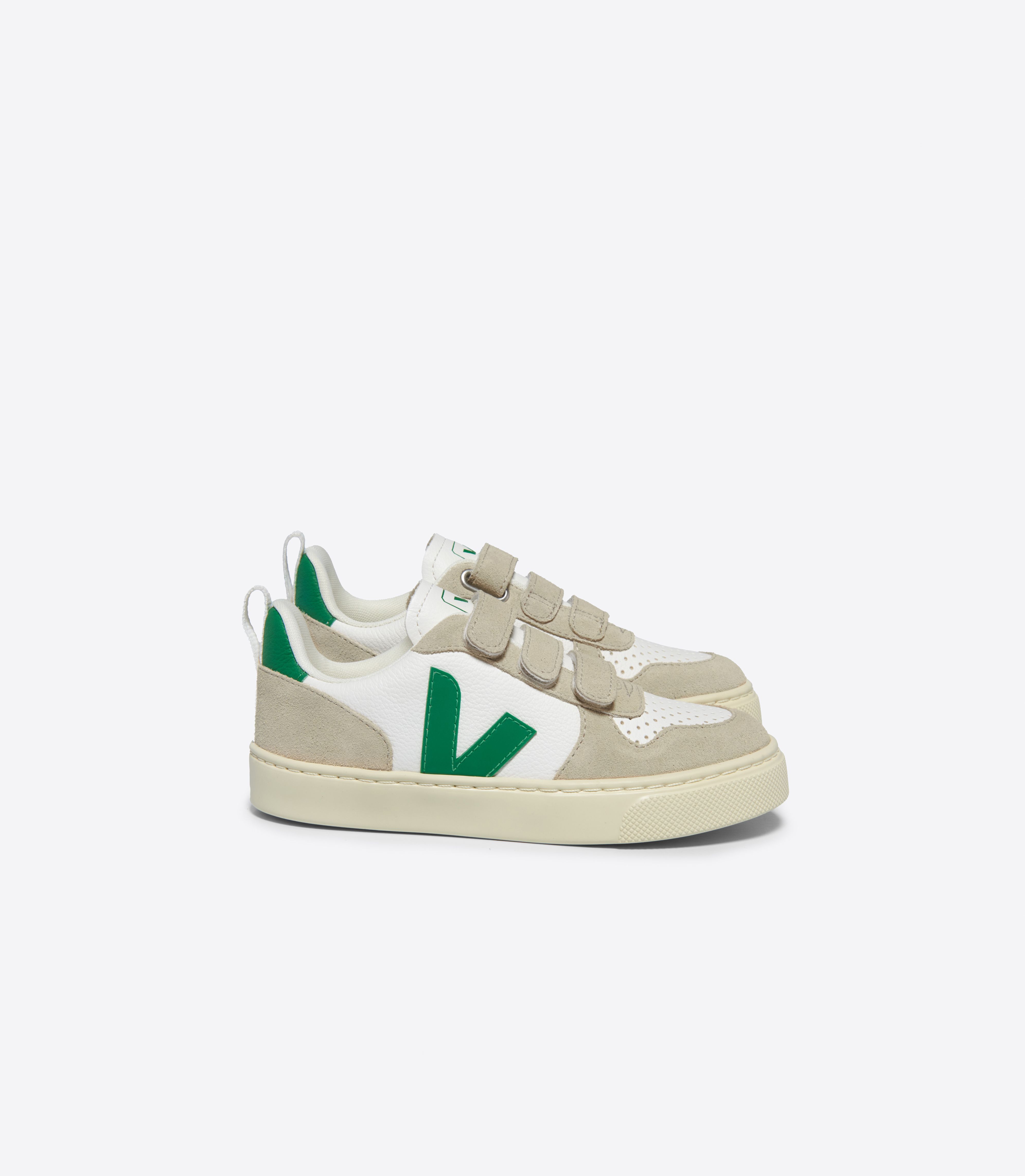 V-10 LEATHER WHITE EMERAUDE