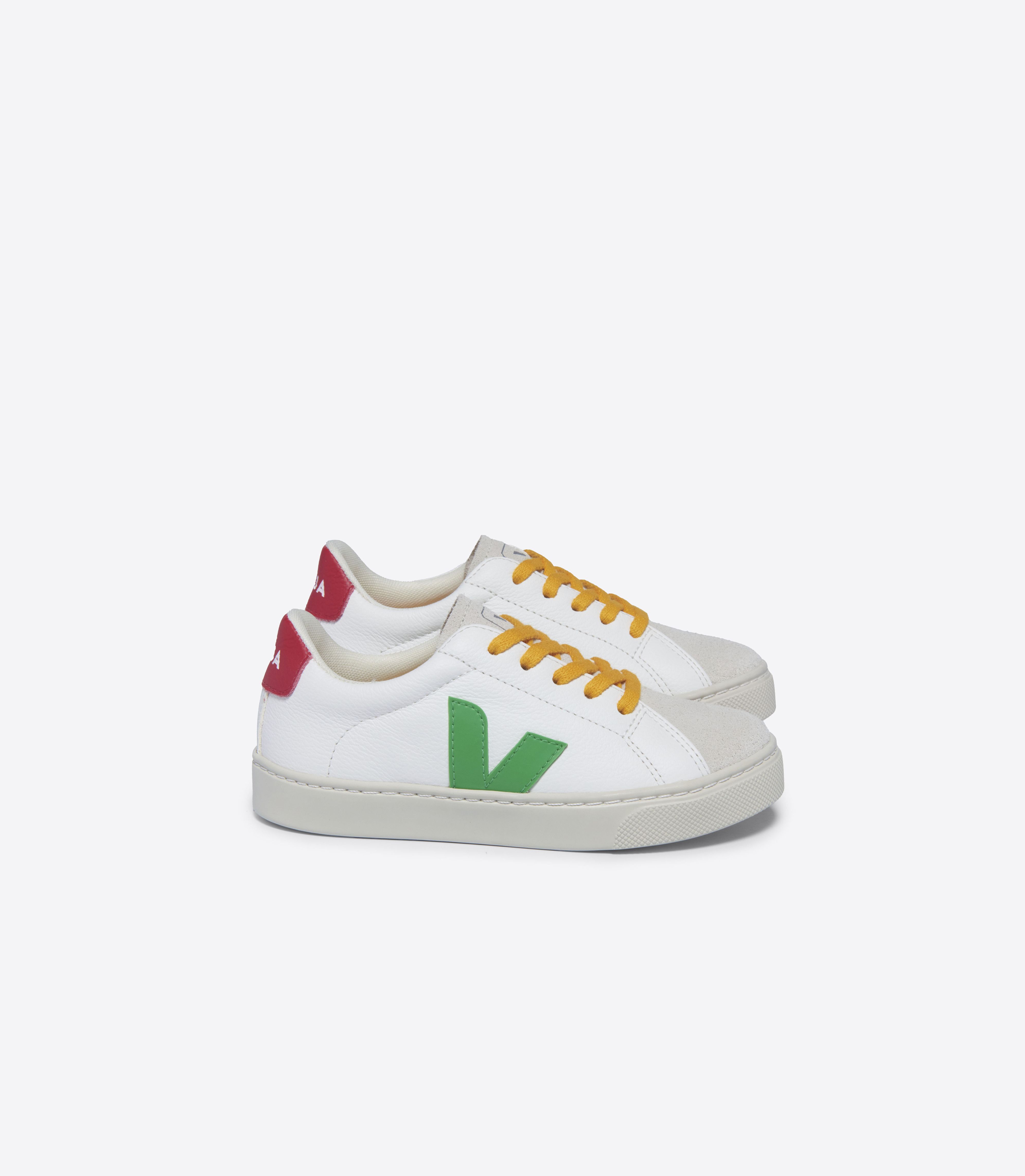ESPLAR LACES LEATHER WHITE LEAF PEKIN
