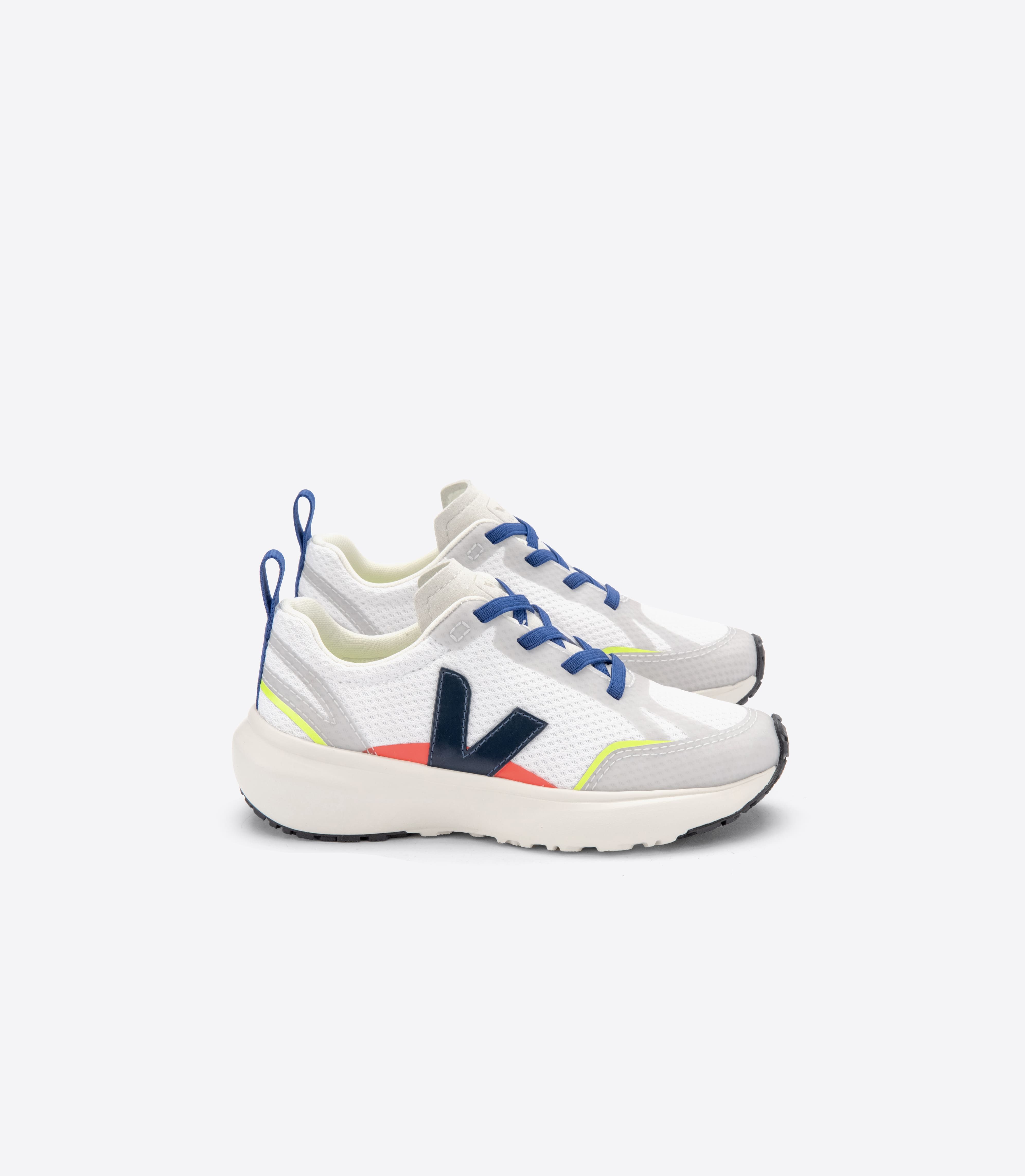 CANARY ELASTIC LACES ALVEOMESH WHITE NAUTICO