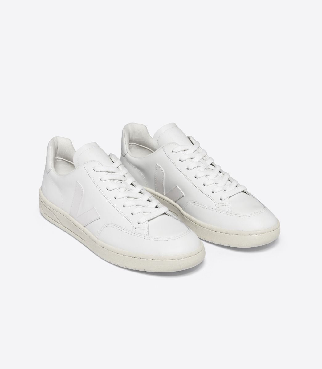 V-12 LEATHER WHITE