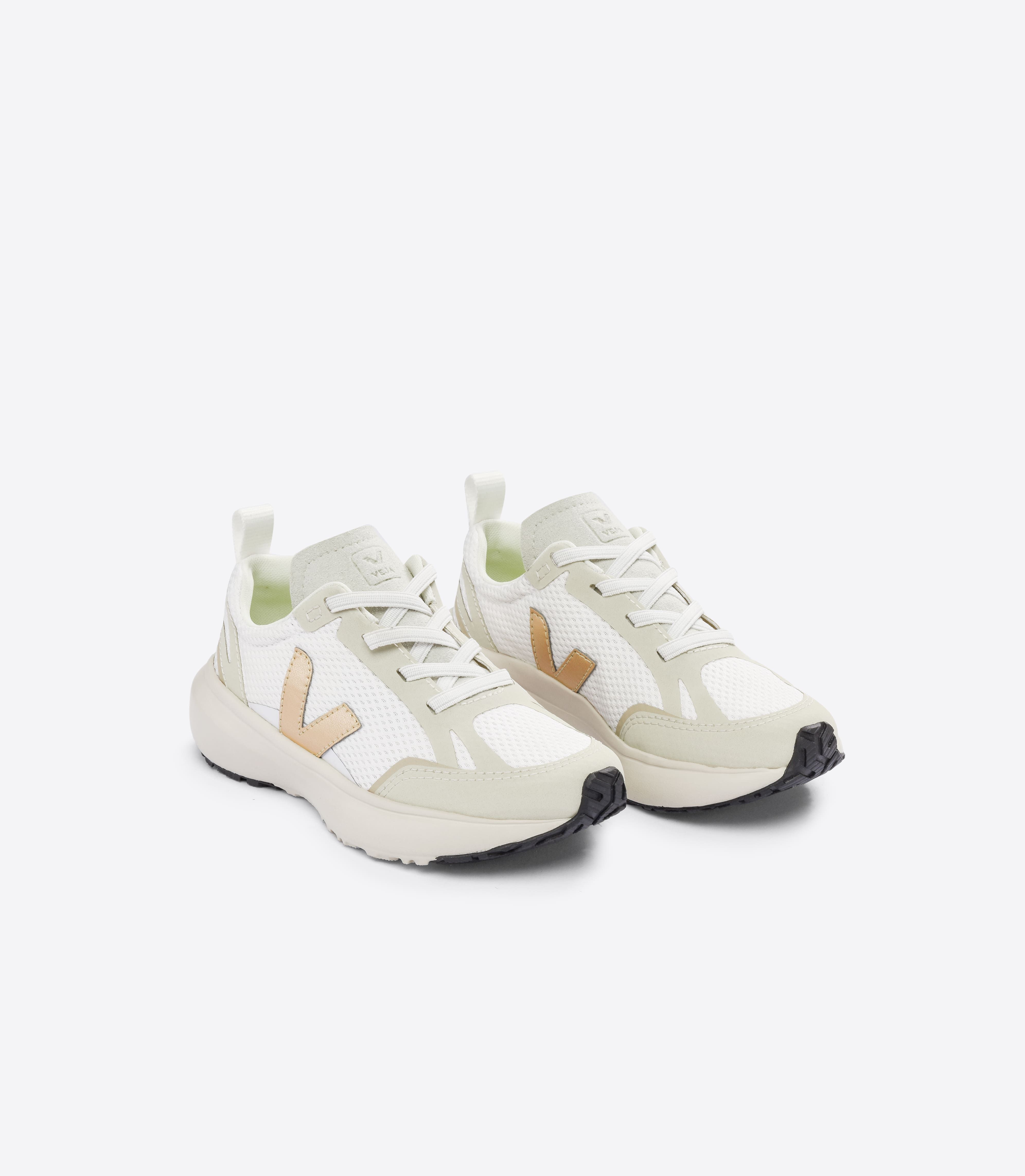 CANARY ELASTIC LACES ALVEOMESH WHITE PLATINE