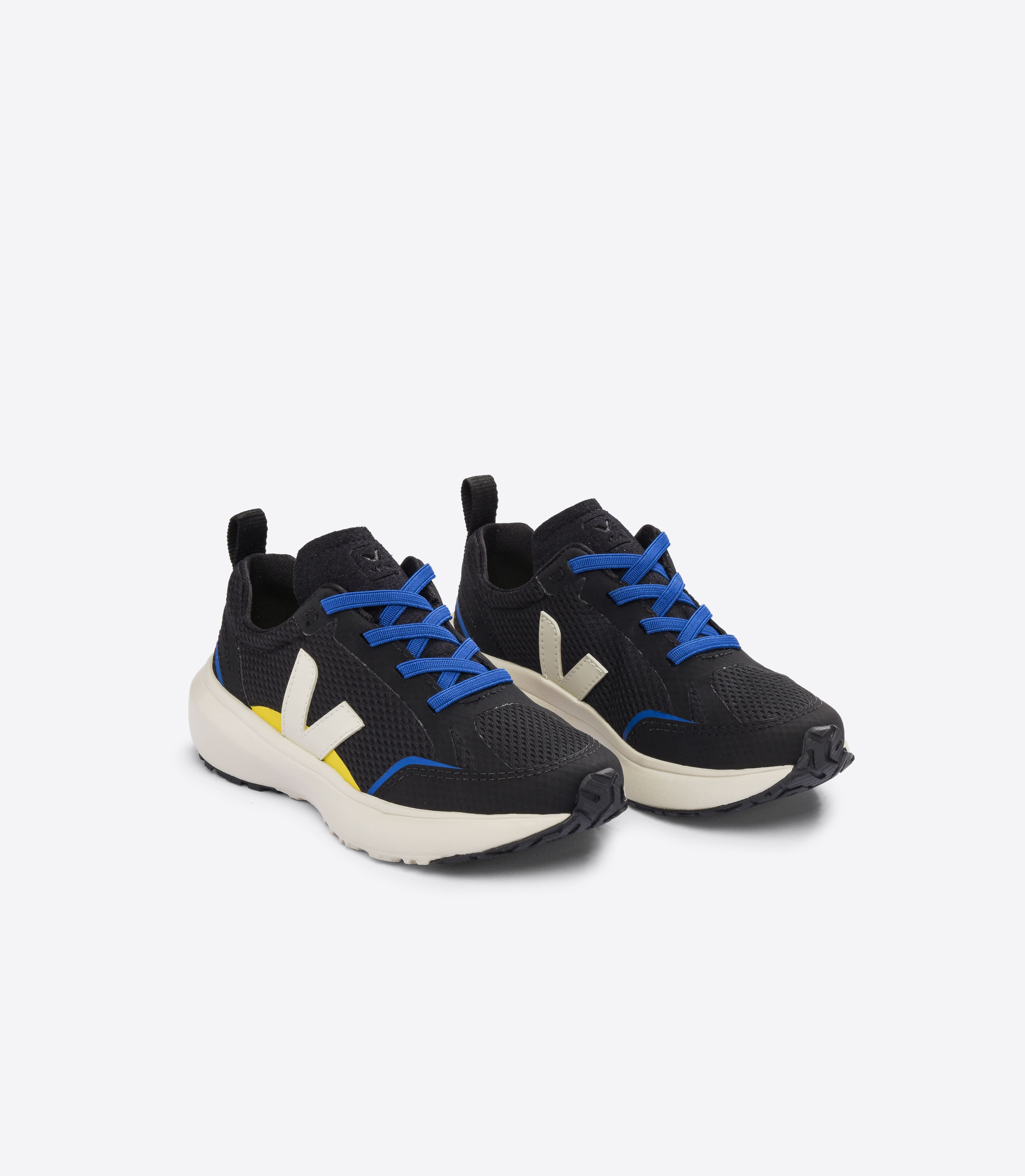 CANARY ELASTIC LACES ALVEOMESH BLACK PIERRE