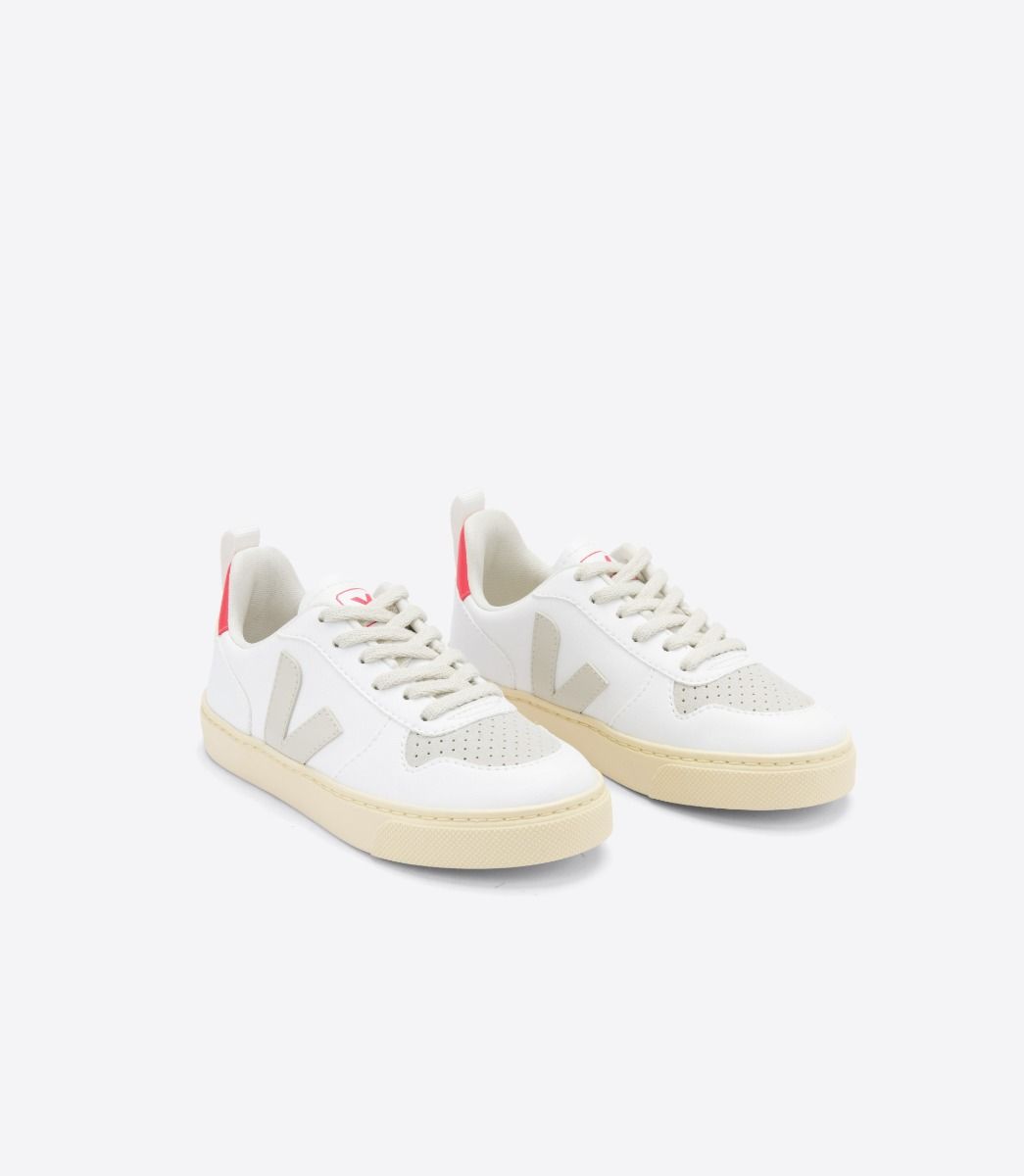 V-10 LACES CWL WHITE PIERRE ROSE FLUO