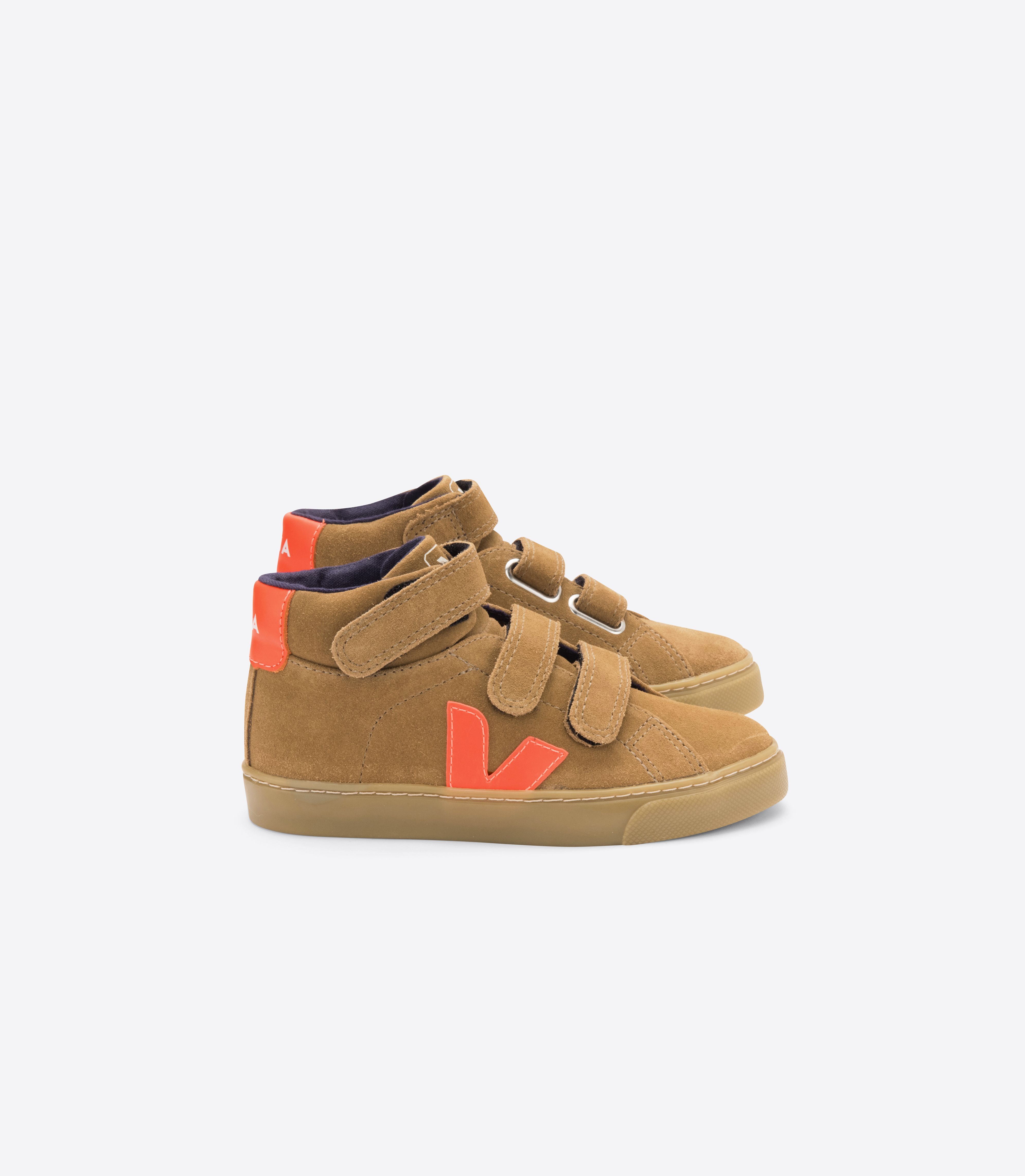 ESPLAR MID SUEDE TENT ORANGE FLUO NATURAL SOLE