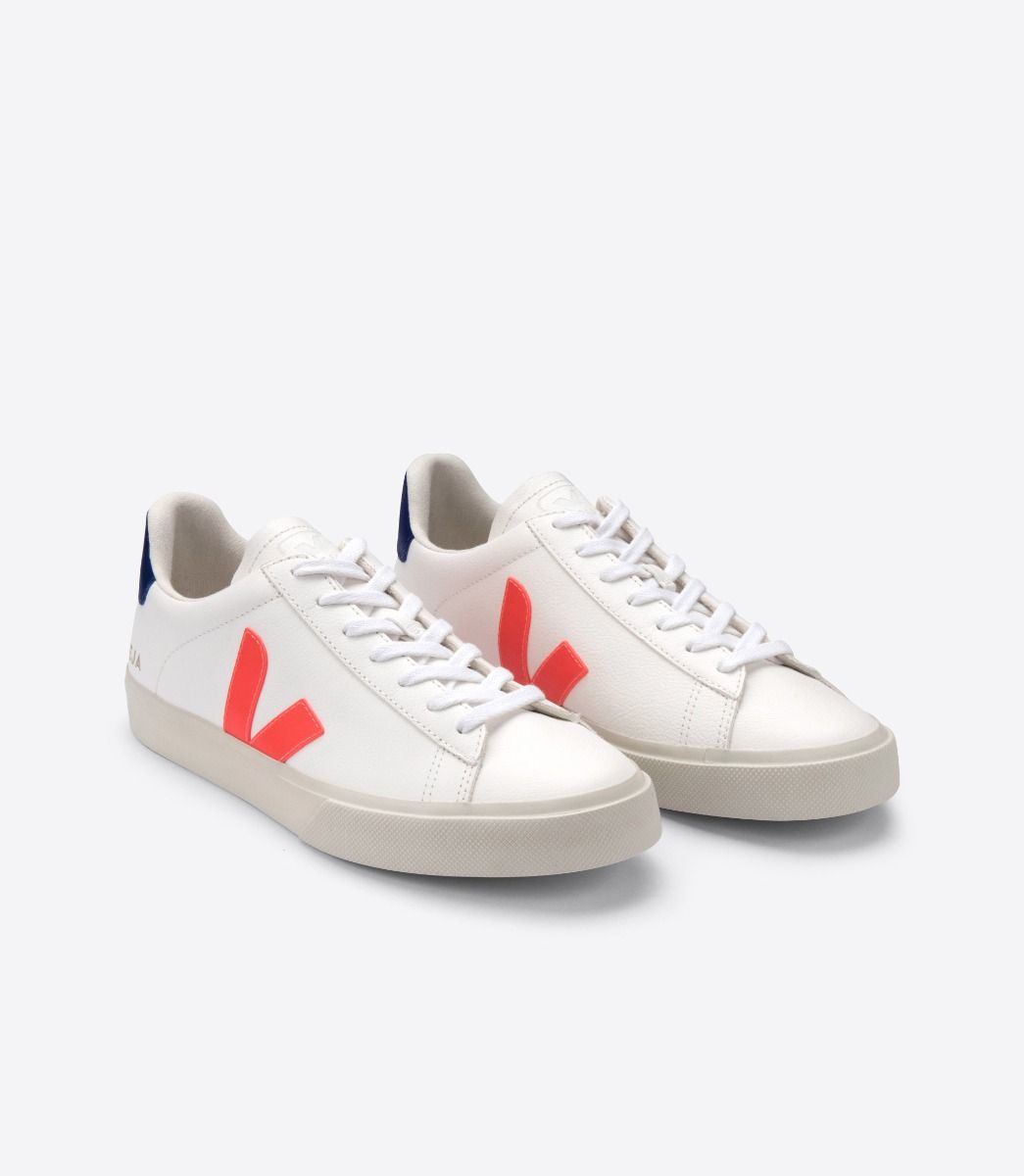 CAMPO LEATHER WHITE COBALT ORANGE FLUO