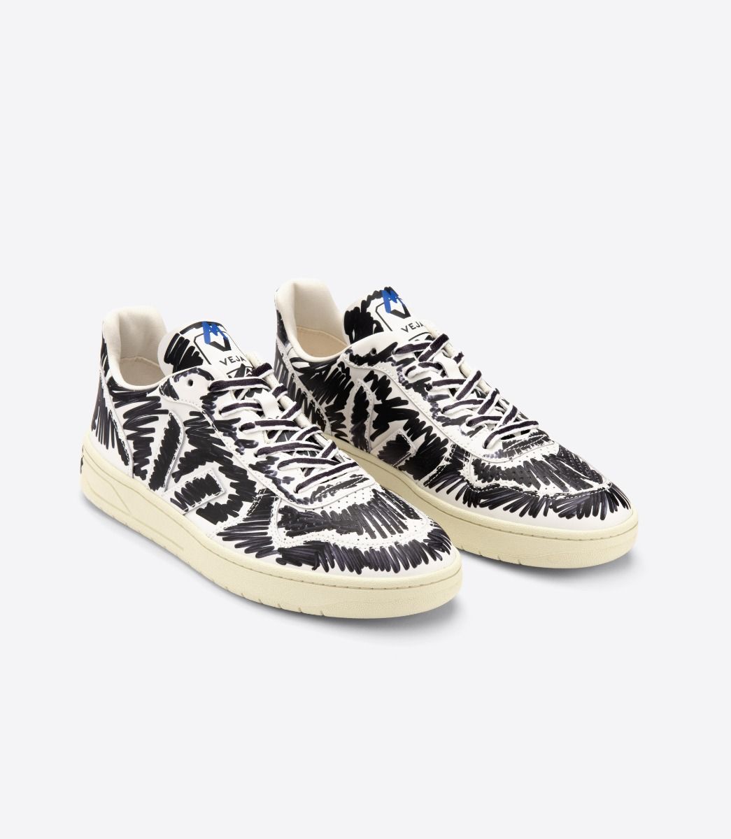 V-10 LEATHER VEJA X MARNI FULL BLACK