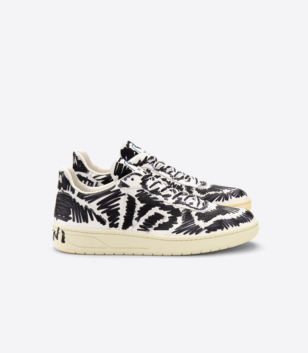 V-10 LEATHER VEJA X MARNI FULL BLACK