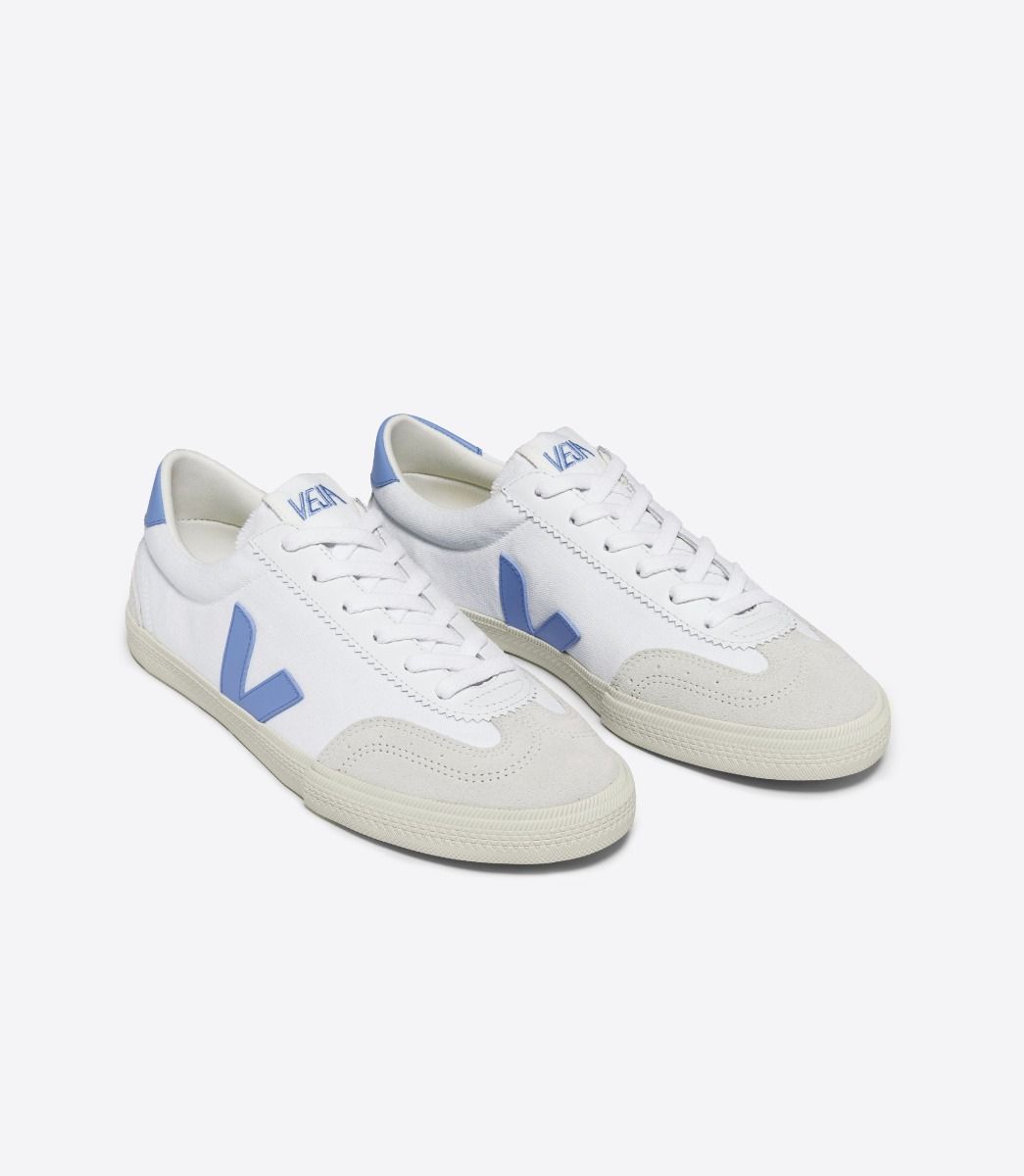 VOLLEY CANVAS WHITE AQUA