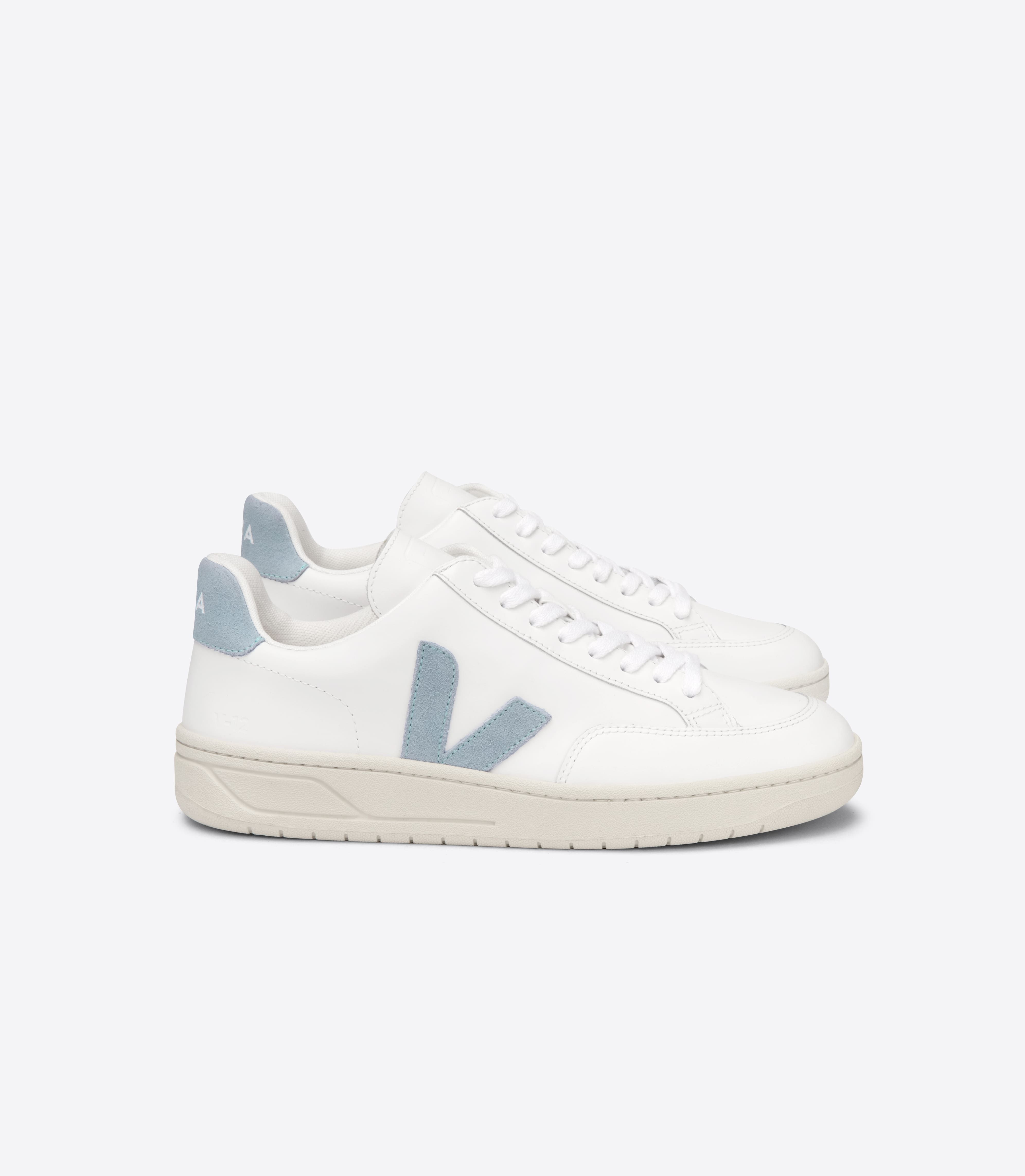 V-12 LEATHER WHITE STEEL