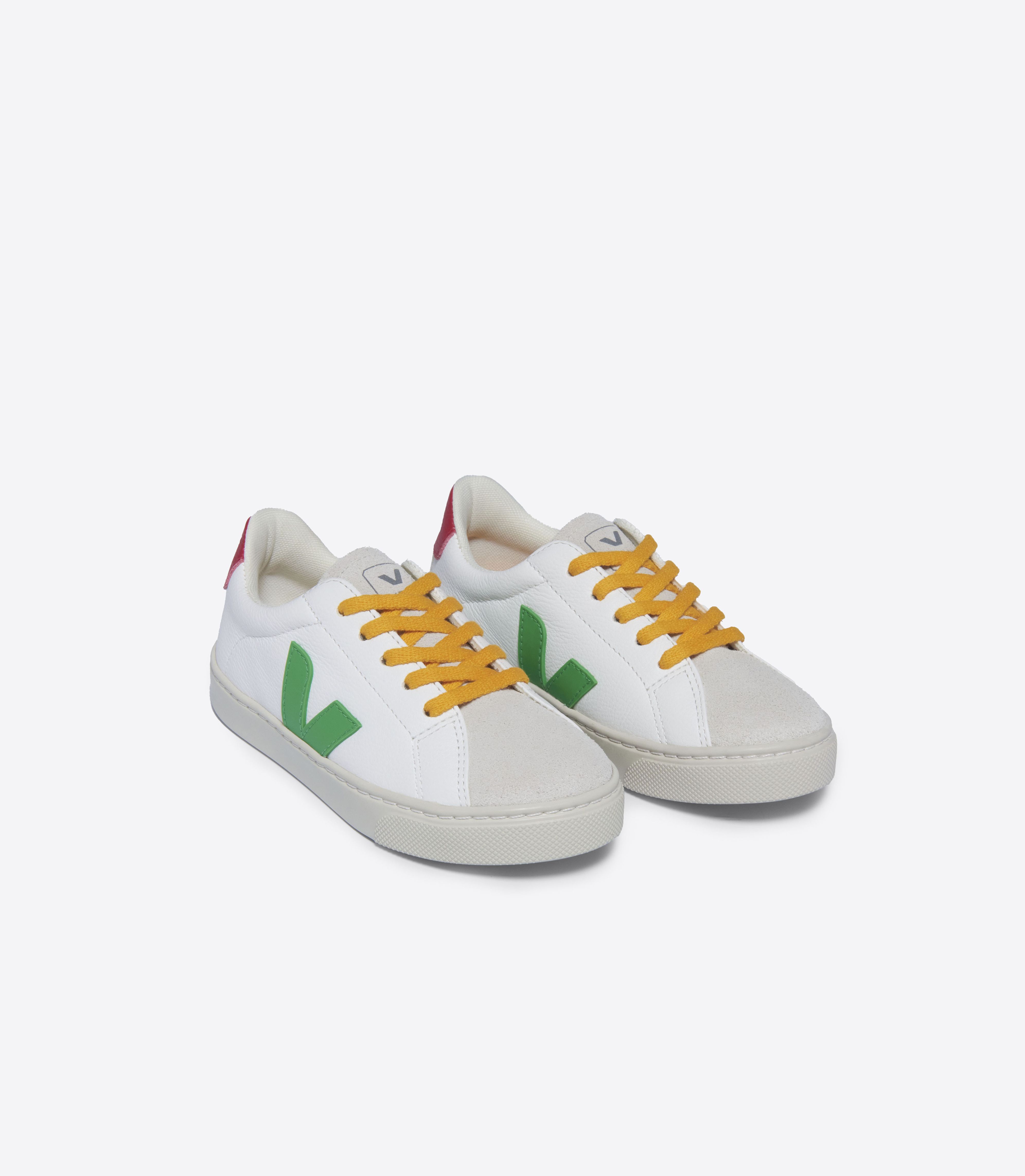 ESPLAR LACES LEATHER WHITE LEAF PEKIN