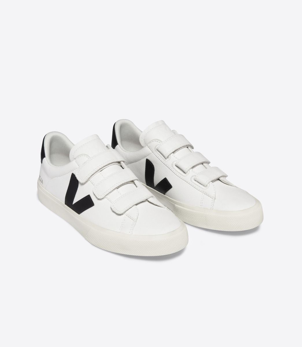 RECIFE LEATHER WHITE BLACK