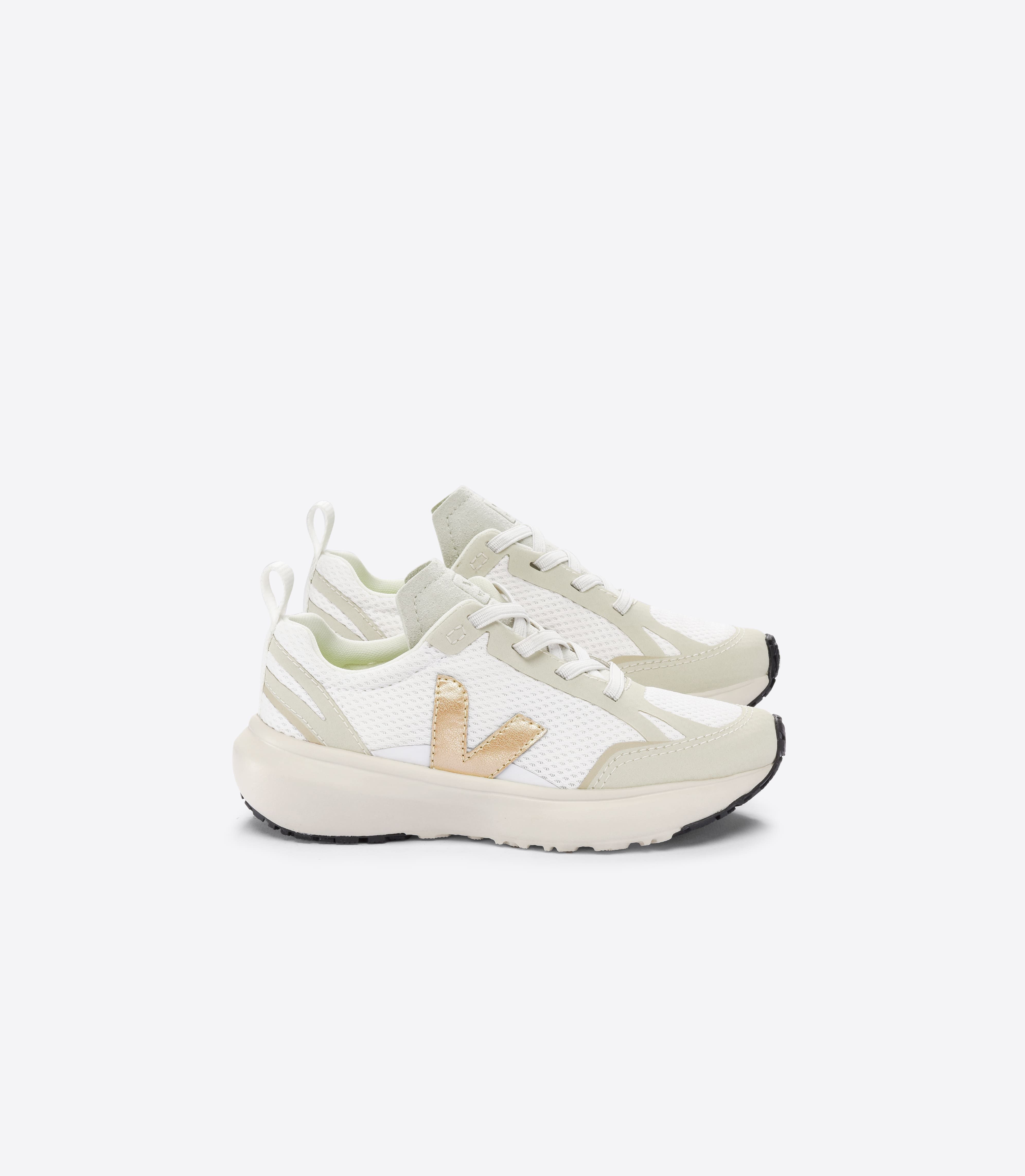 CANARY ELASTIC LACES ALVEOMESH WHITE PLATINE