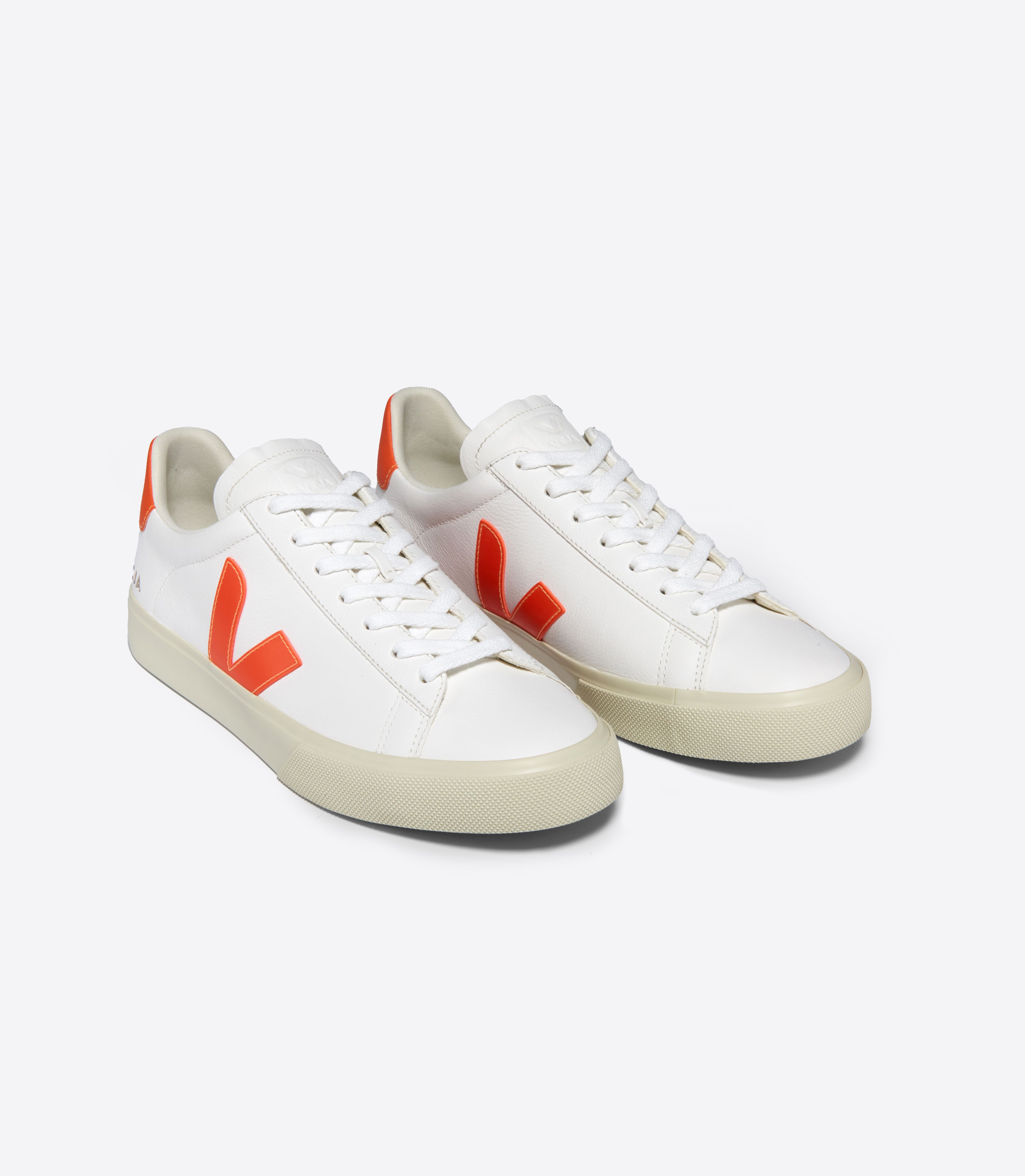 CAMPO LEATHER WHITE ORANGE FLUO