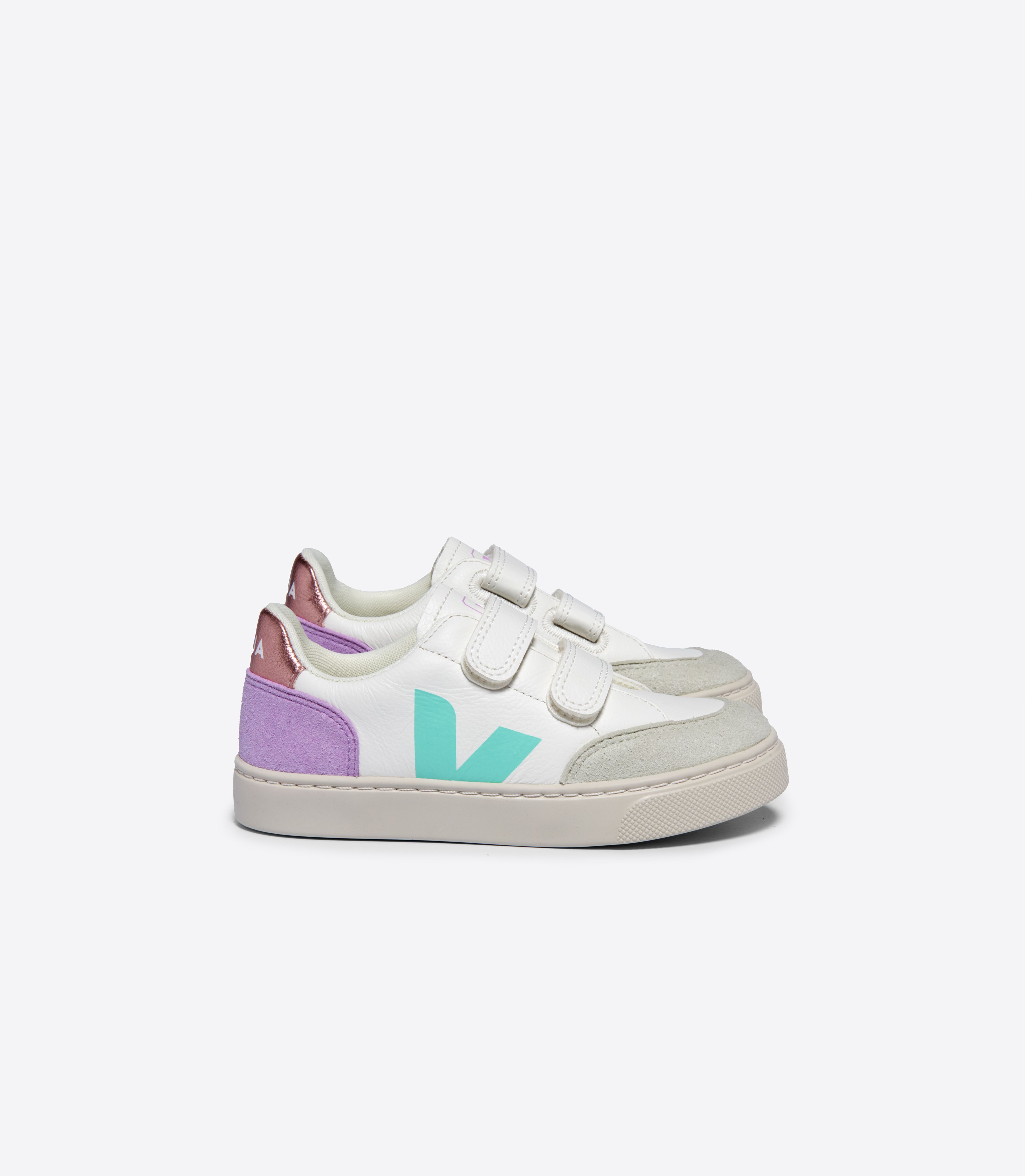 V-12 LEATHER WHITE MULTICO ORCHID