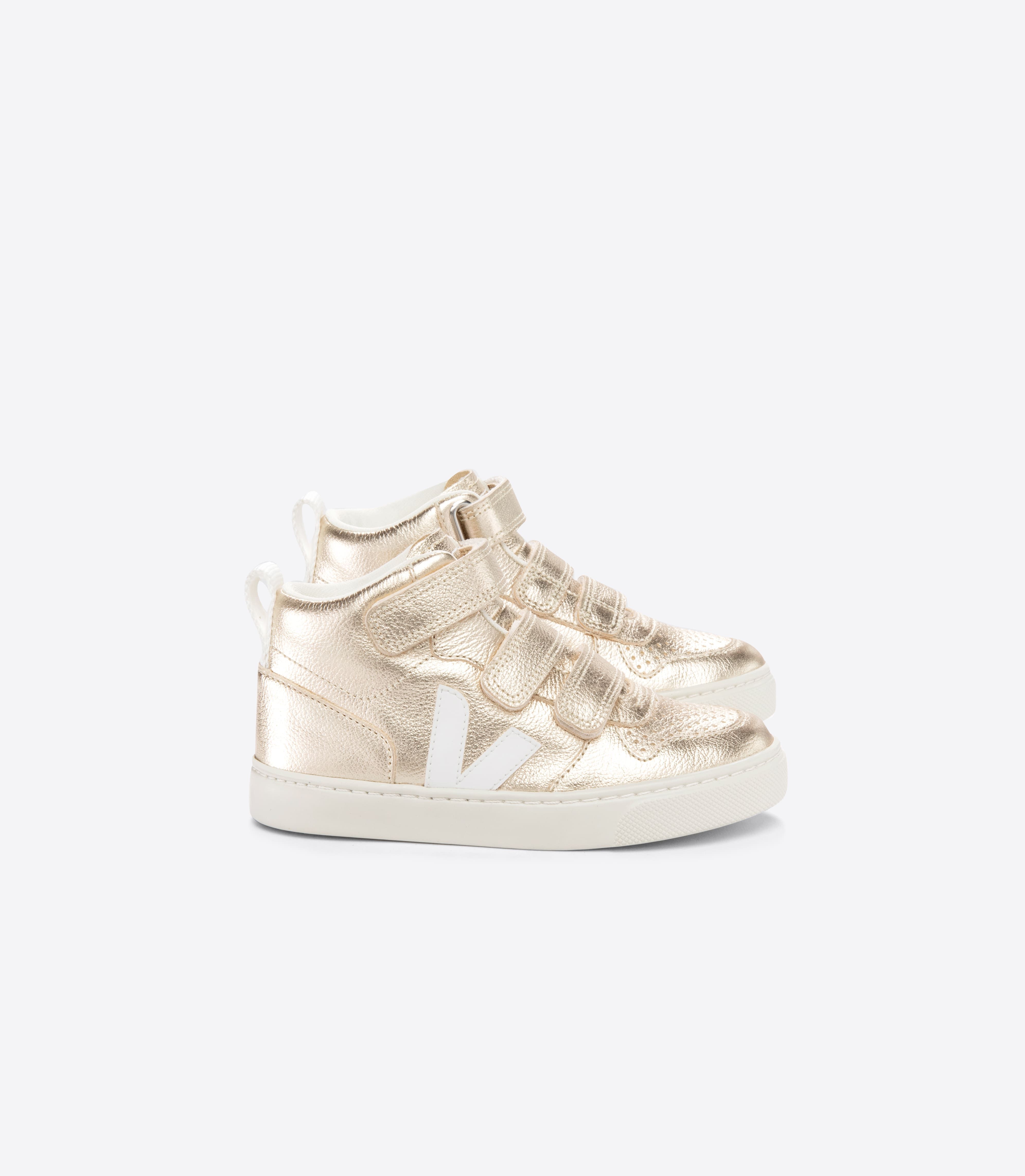 V-10 MID LEATHER PLATINE WHITE