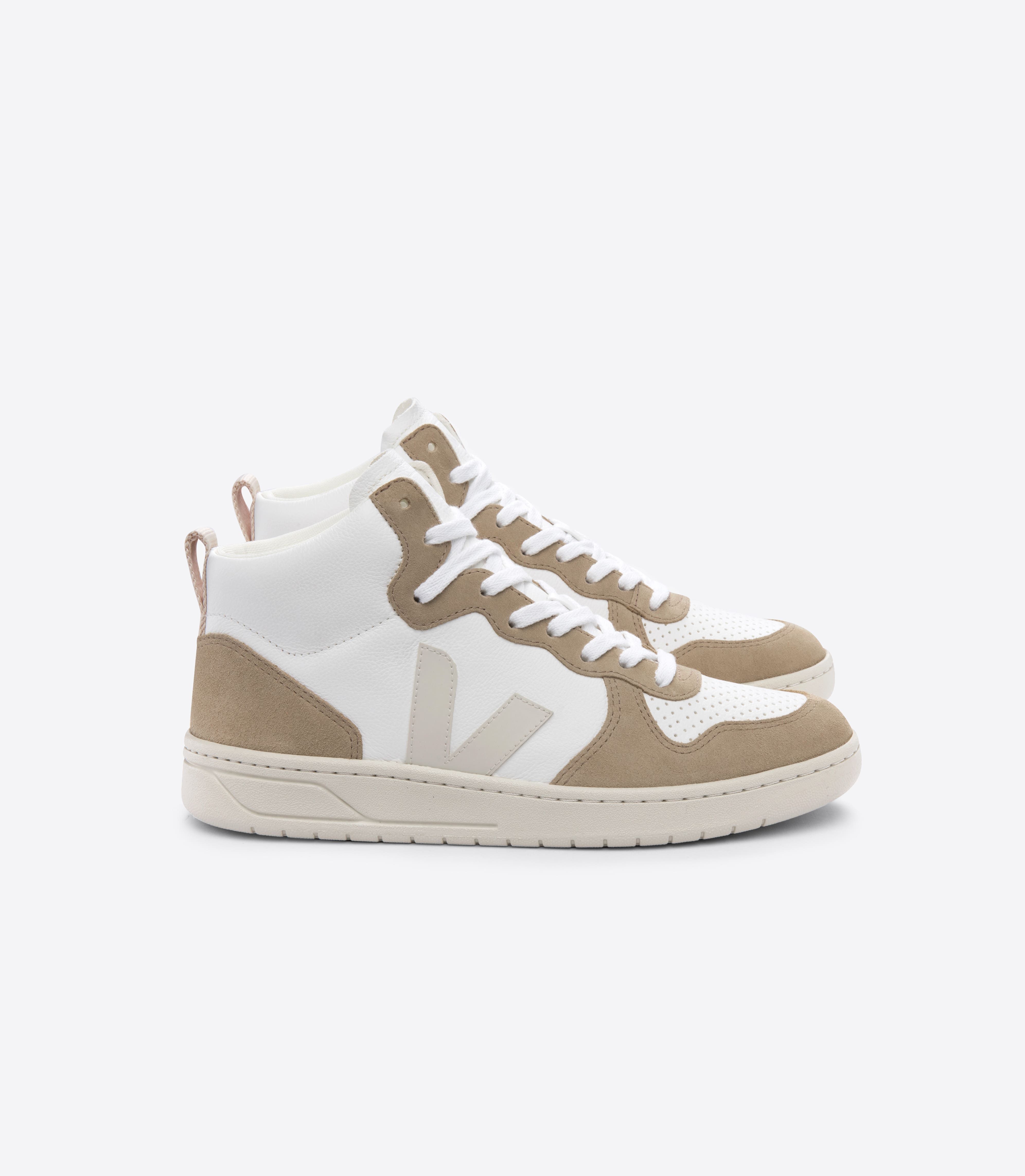 V-15 LEATHER WHITE PIERRE SAHARA