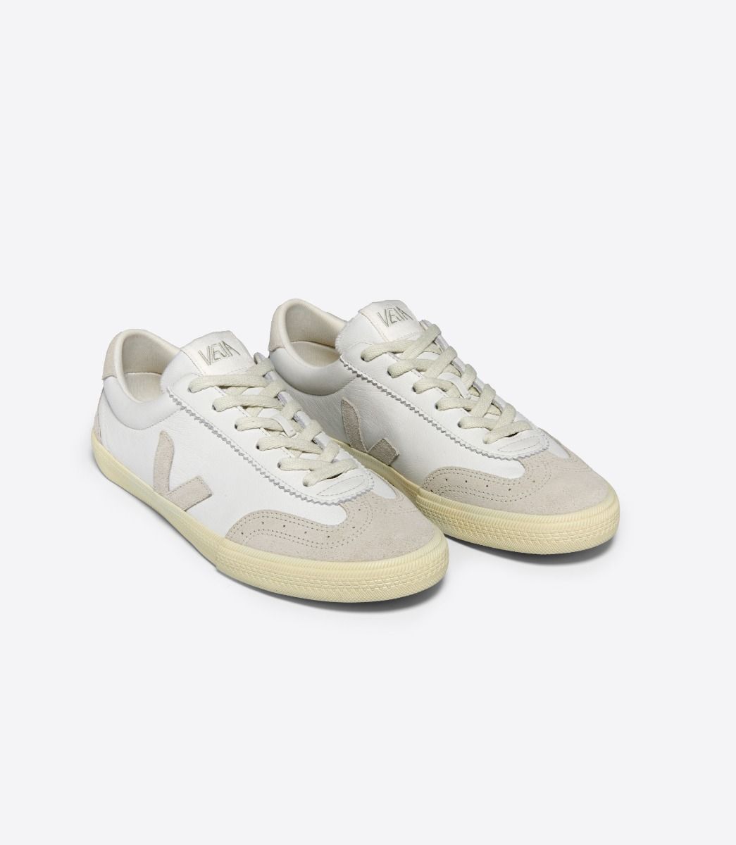 VOLLEY LEATHER WHITE NATURAL