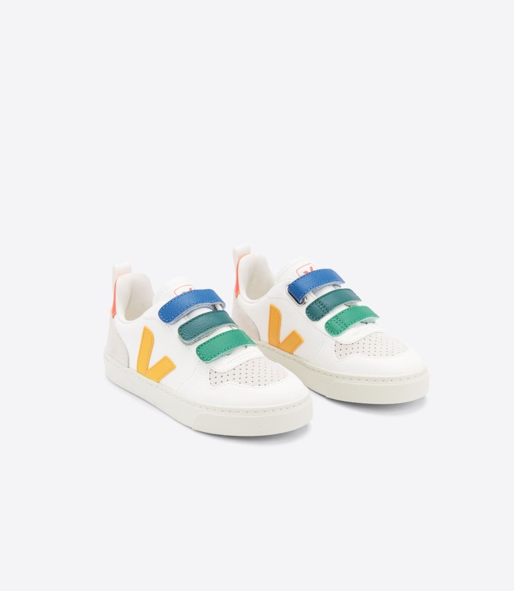 V-10 LEATHER MULTICO WHITE OURO