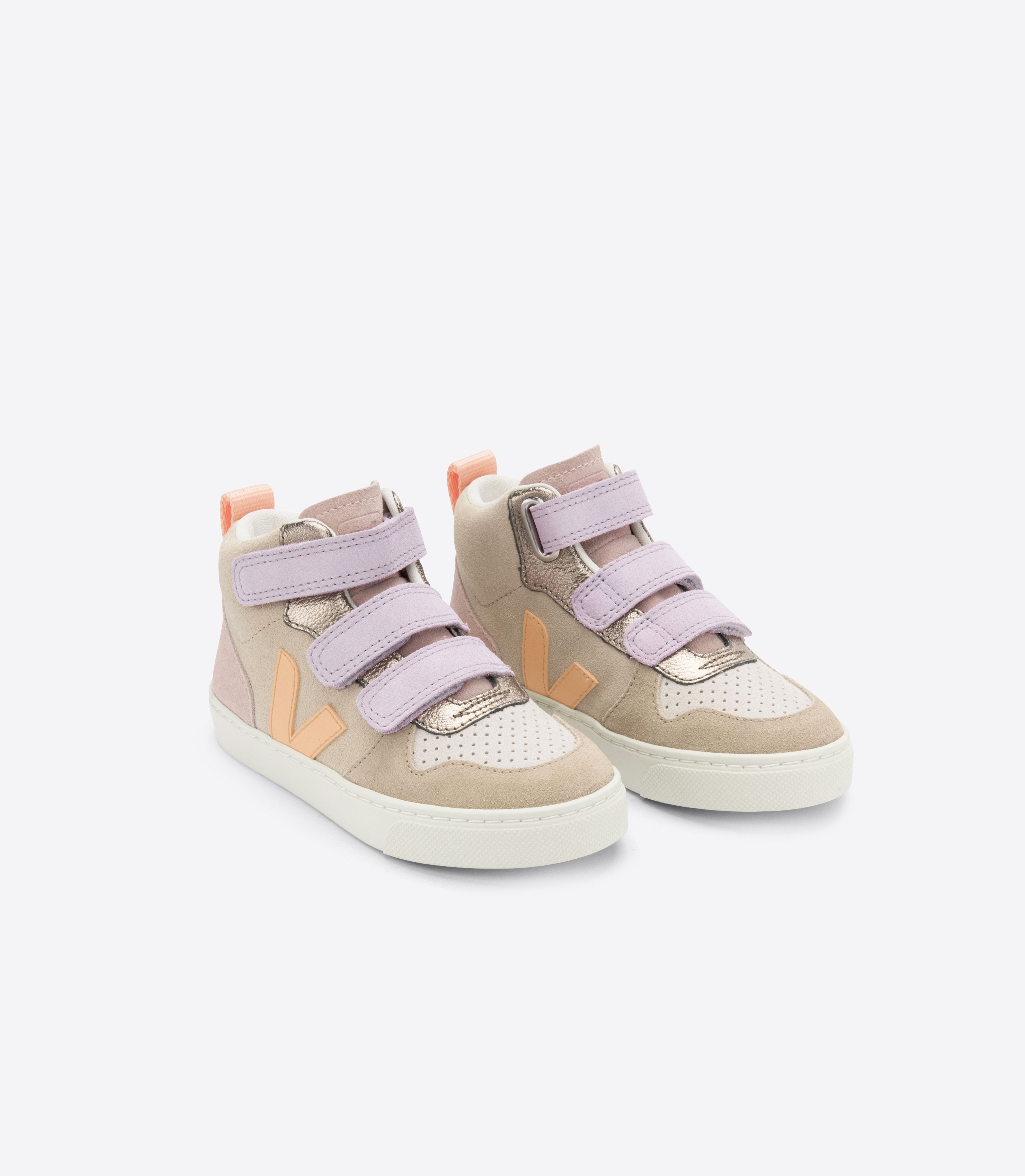 V-10 MID SUEDE MULTICO ALMOND PEACH